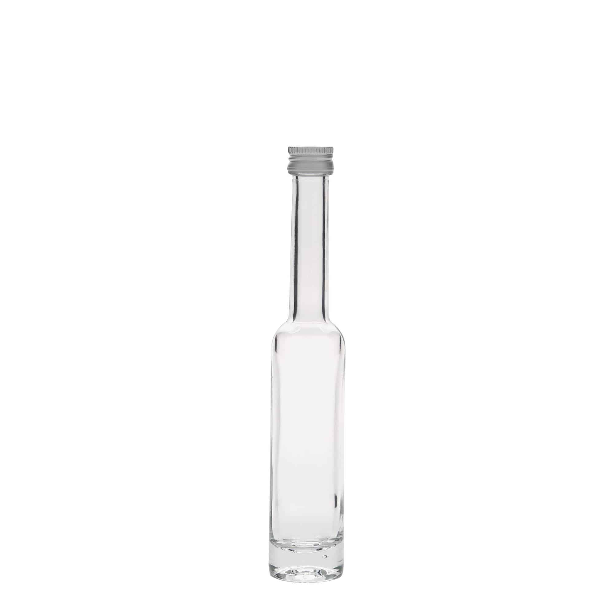 Botella de vidrio de 40 ml 'Platina', boca: PP 18