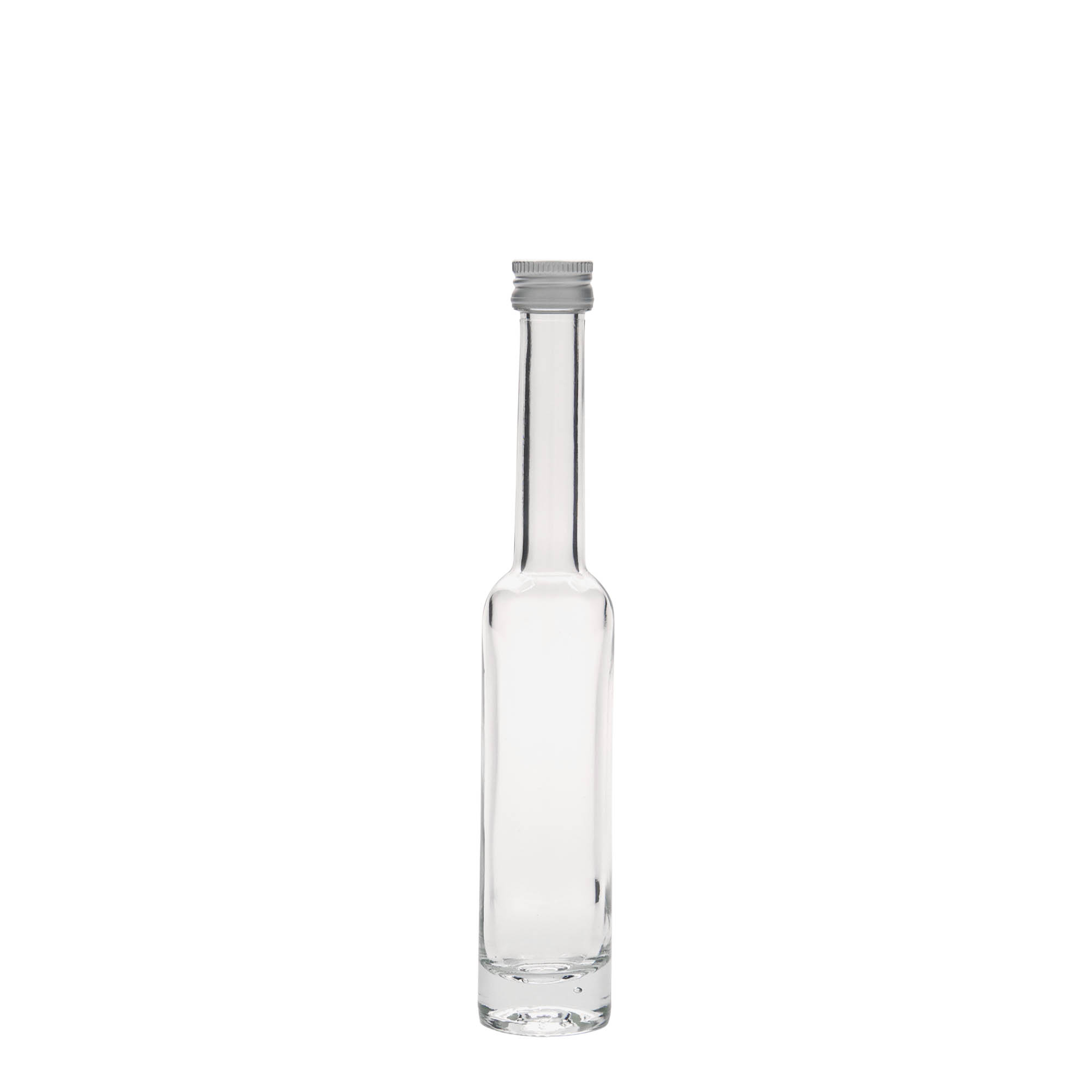 Botella de vidrio de 40 ml 'Platina', boca: PP 18 Botella de vidrio de 40 ml 'Platina', boca: PP 18