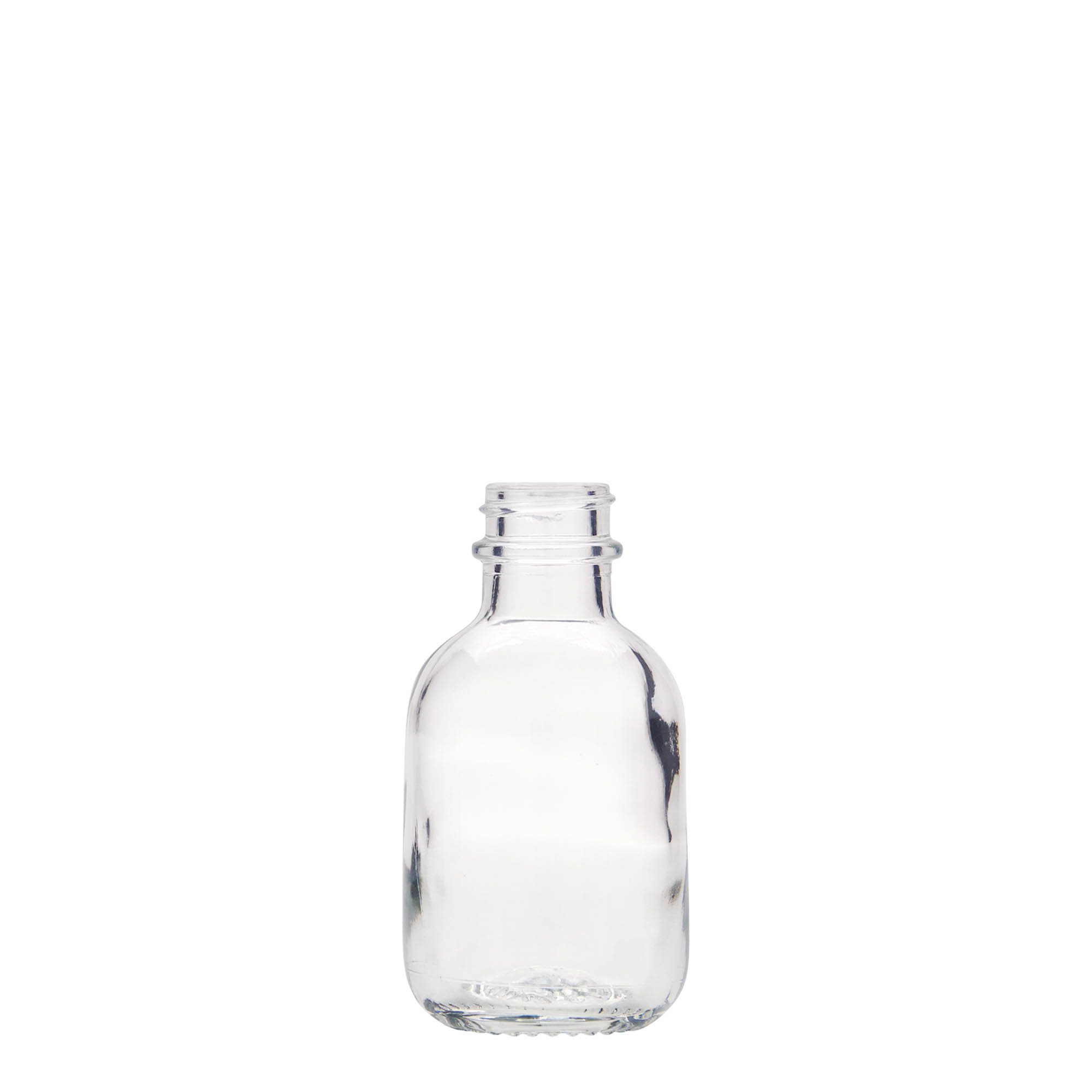 Botella de vidrio de 50 ml 'Lotto', boca: GPI 22 Botella de vidrio de 50 ml 'Lotto', boca: GPI 22