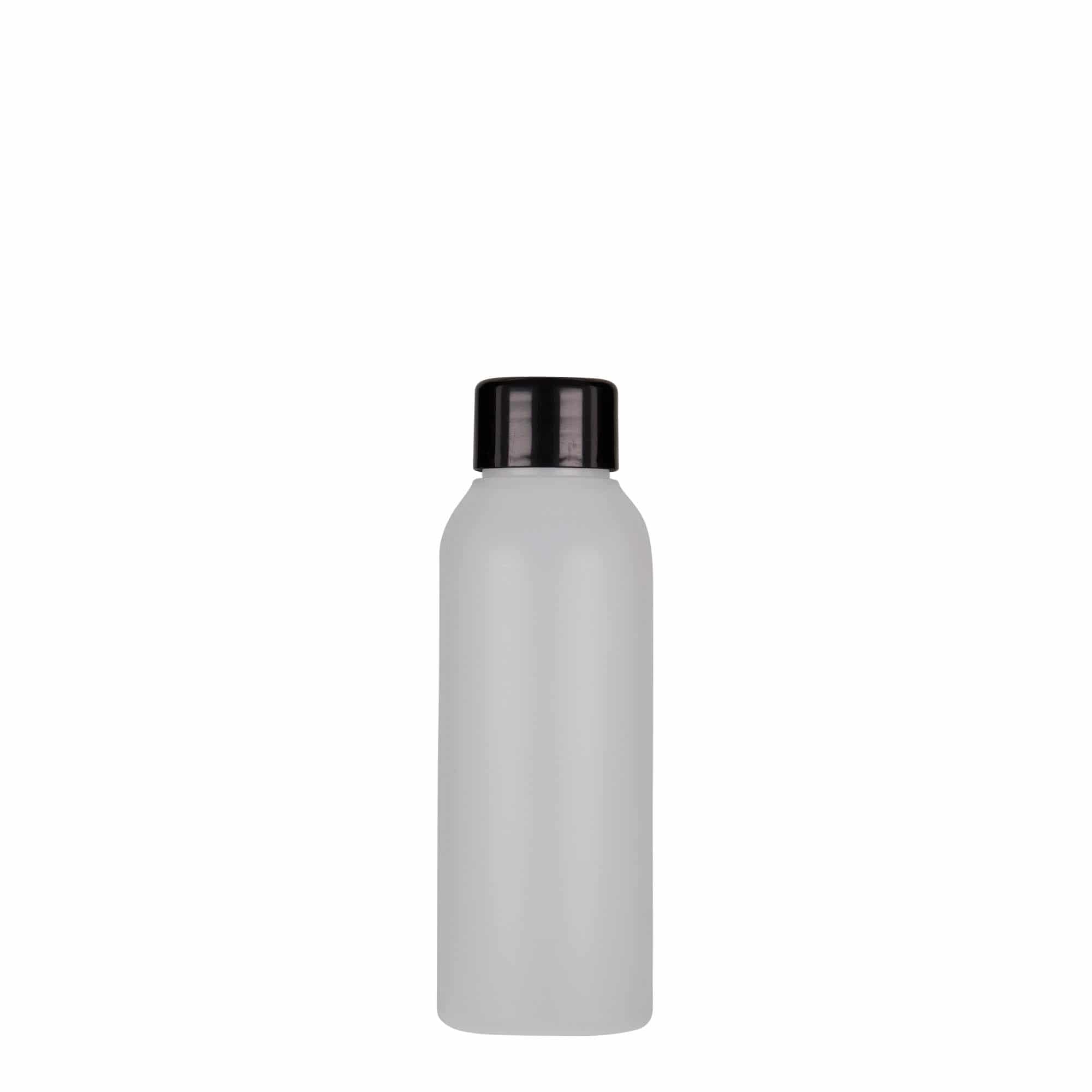 Botella de plástico 'Tuffy' de 100 ml, HDPE, natural, boca: GPI 24/410