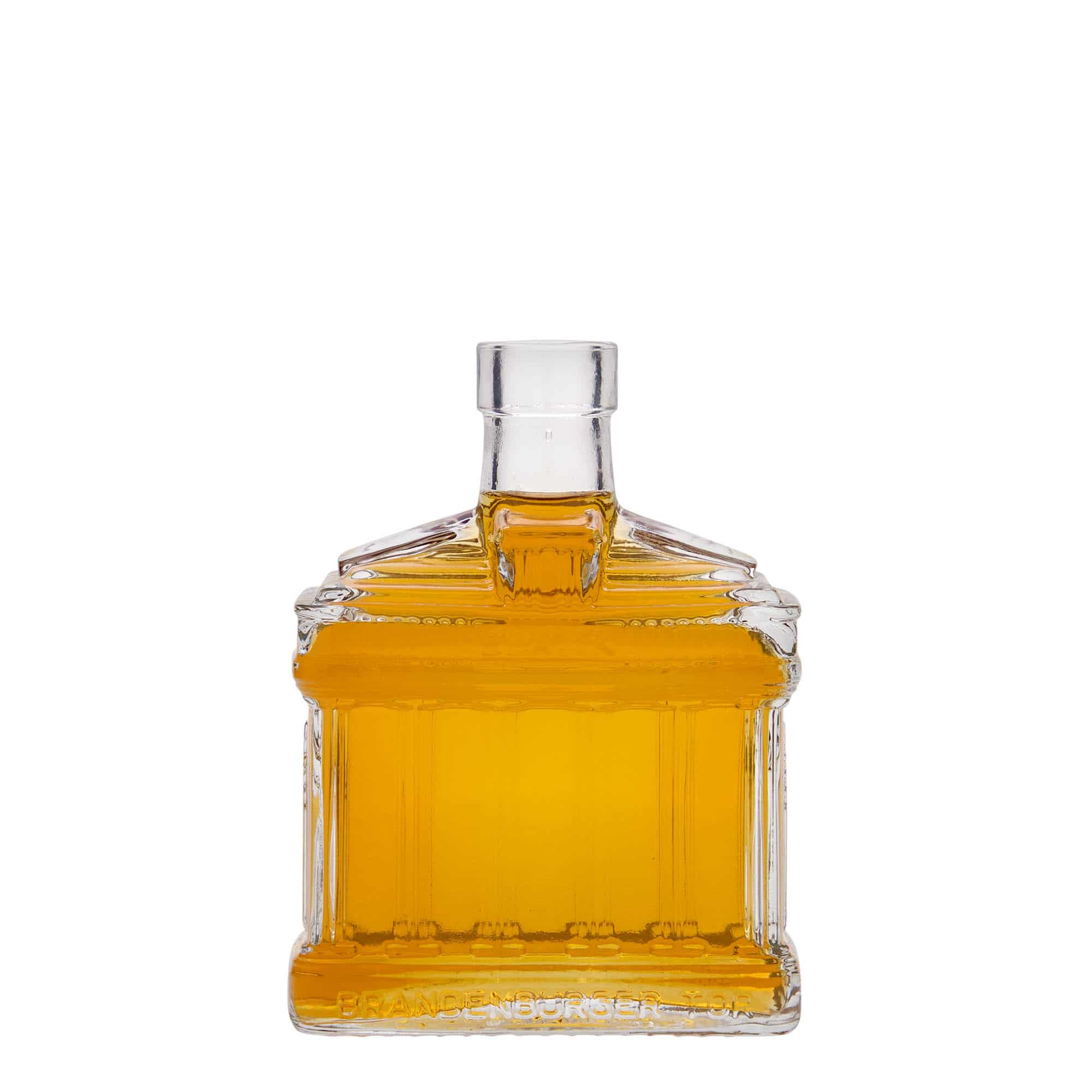 Botella de vidrio 'Puerta de Brandeburgo' de 200 ml, boca: corcho