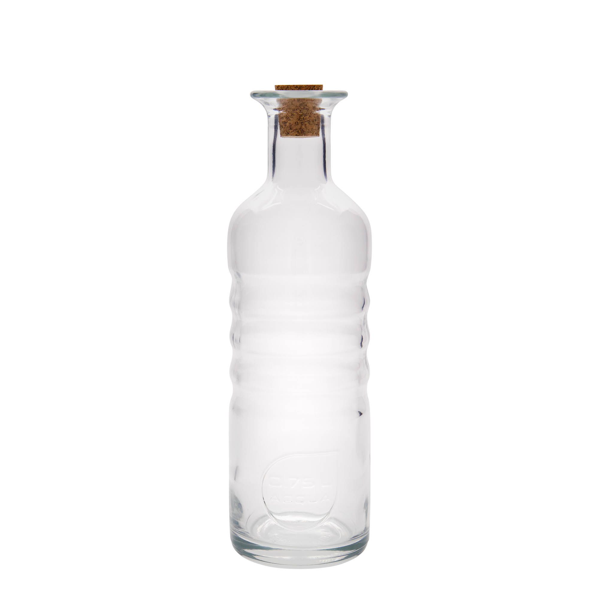 Botella de vidrio de 750 ml 'Optima Acqua', boca: corcho