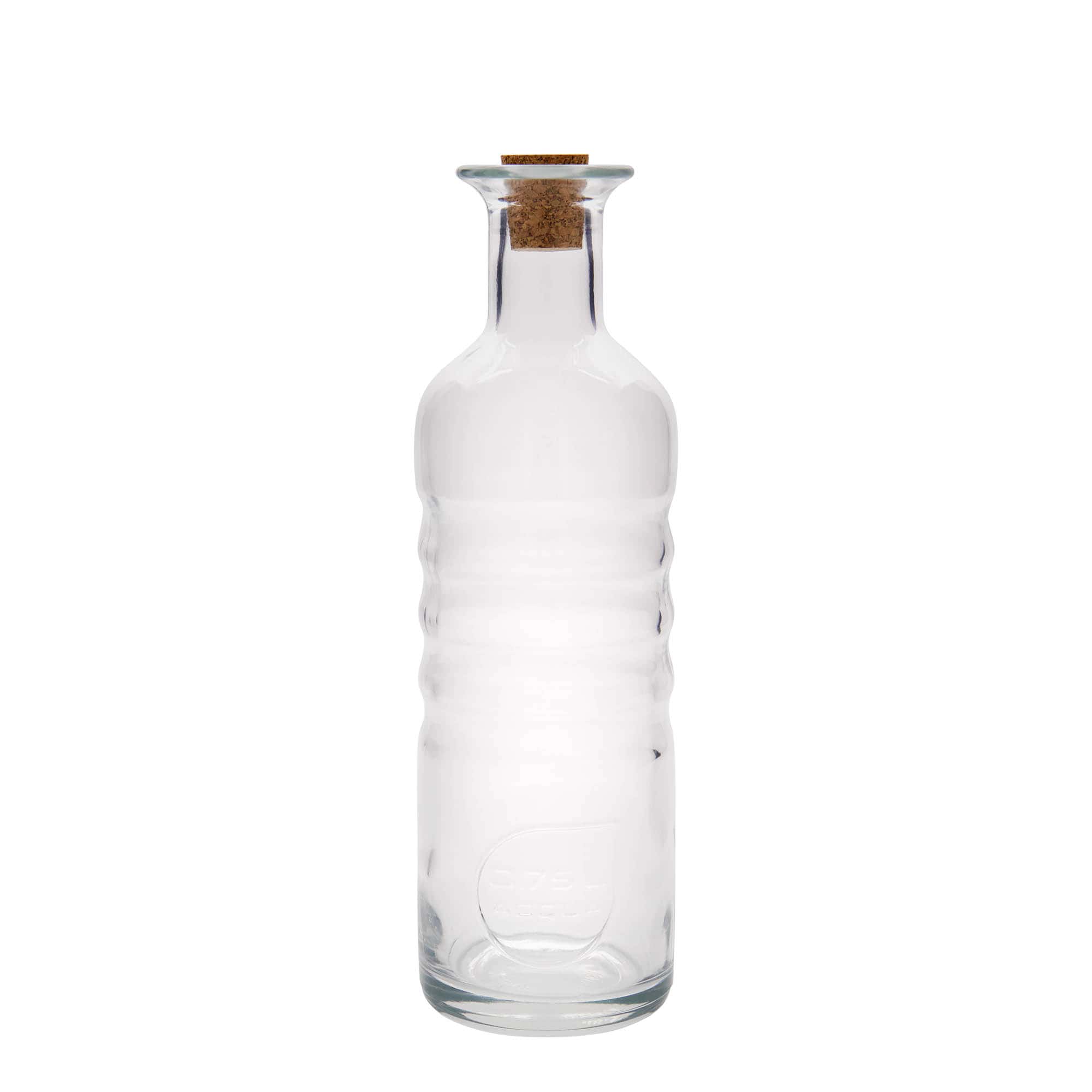 Botella de vidrio de 750 ml 'Optima Acqua', boca: corcho