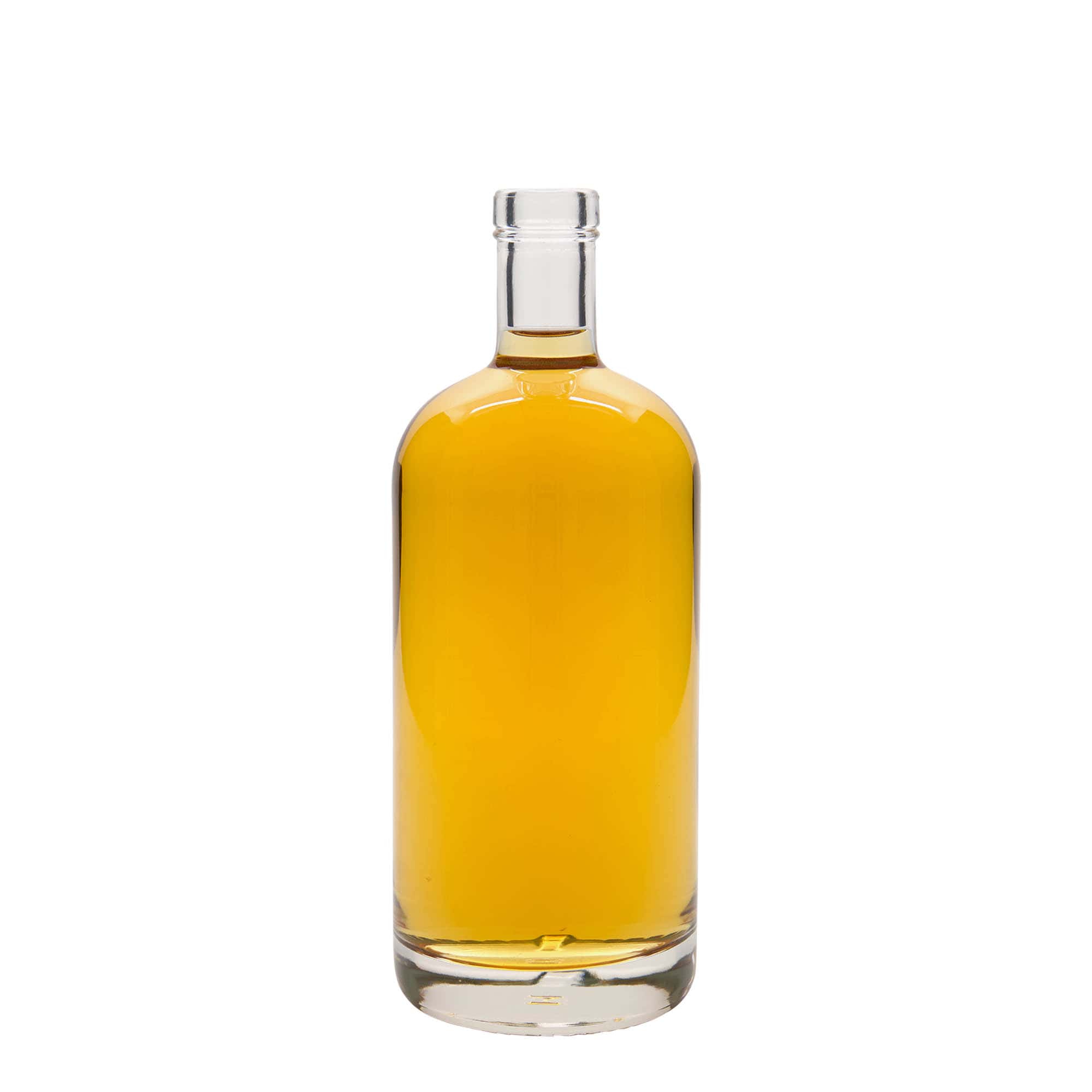 Botella de vidrio 'Linea Uno' de 700 ml, boca: corcho