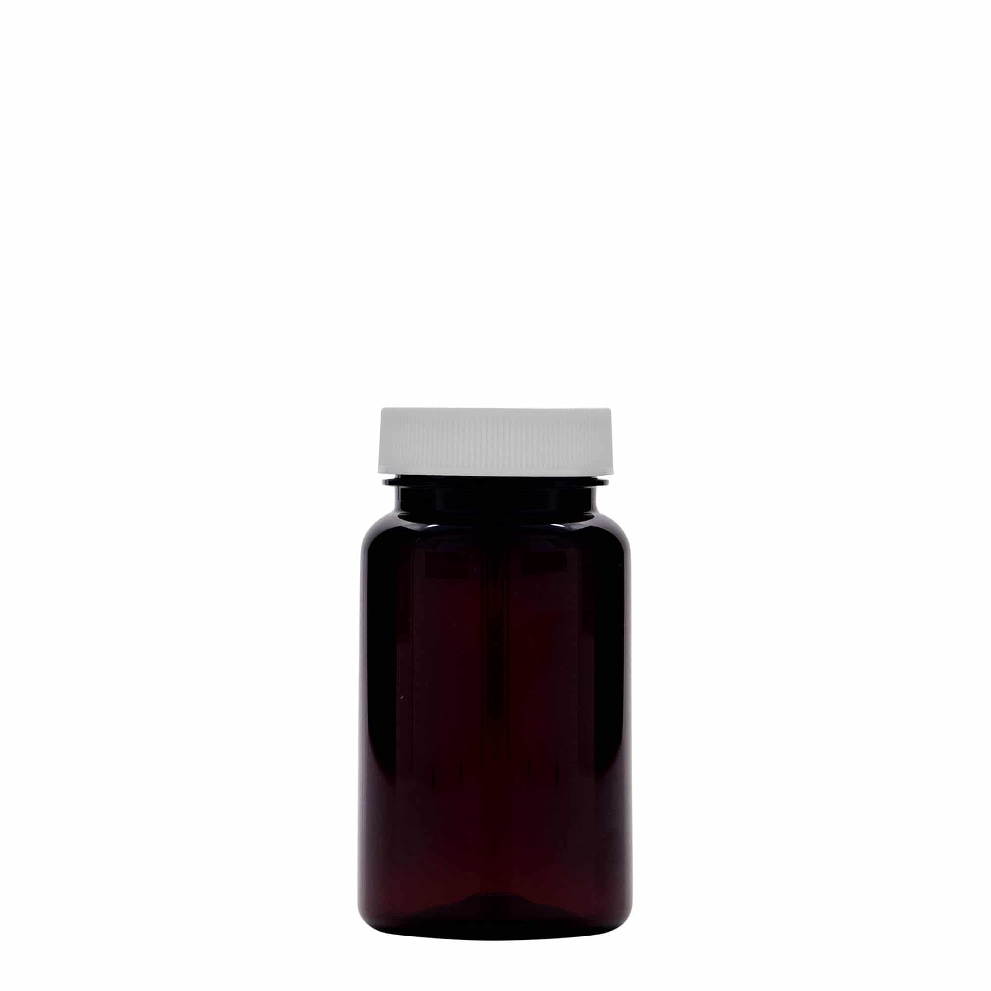 100 ml envase PET, plástico, marrón, boca: 38/400