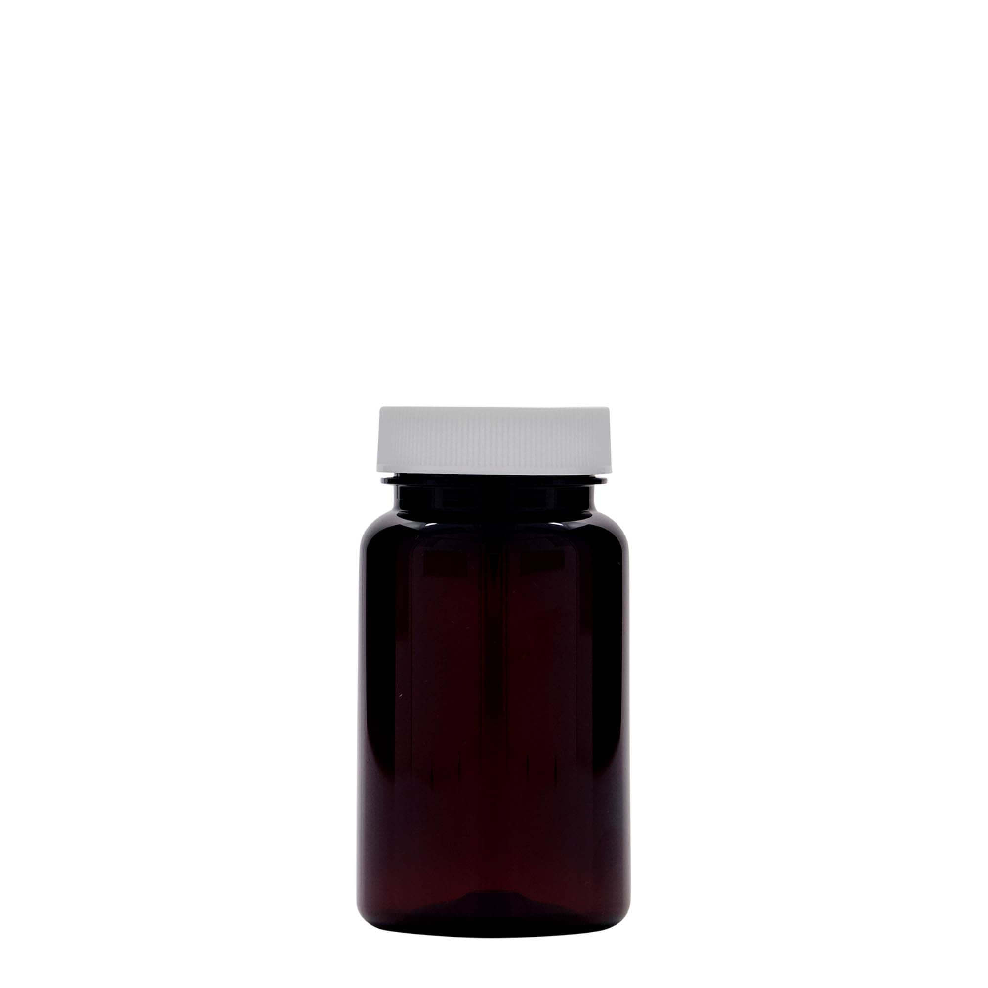 100 ml envase PET, plástico, marrón, boca: 38/400