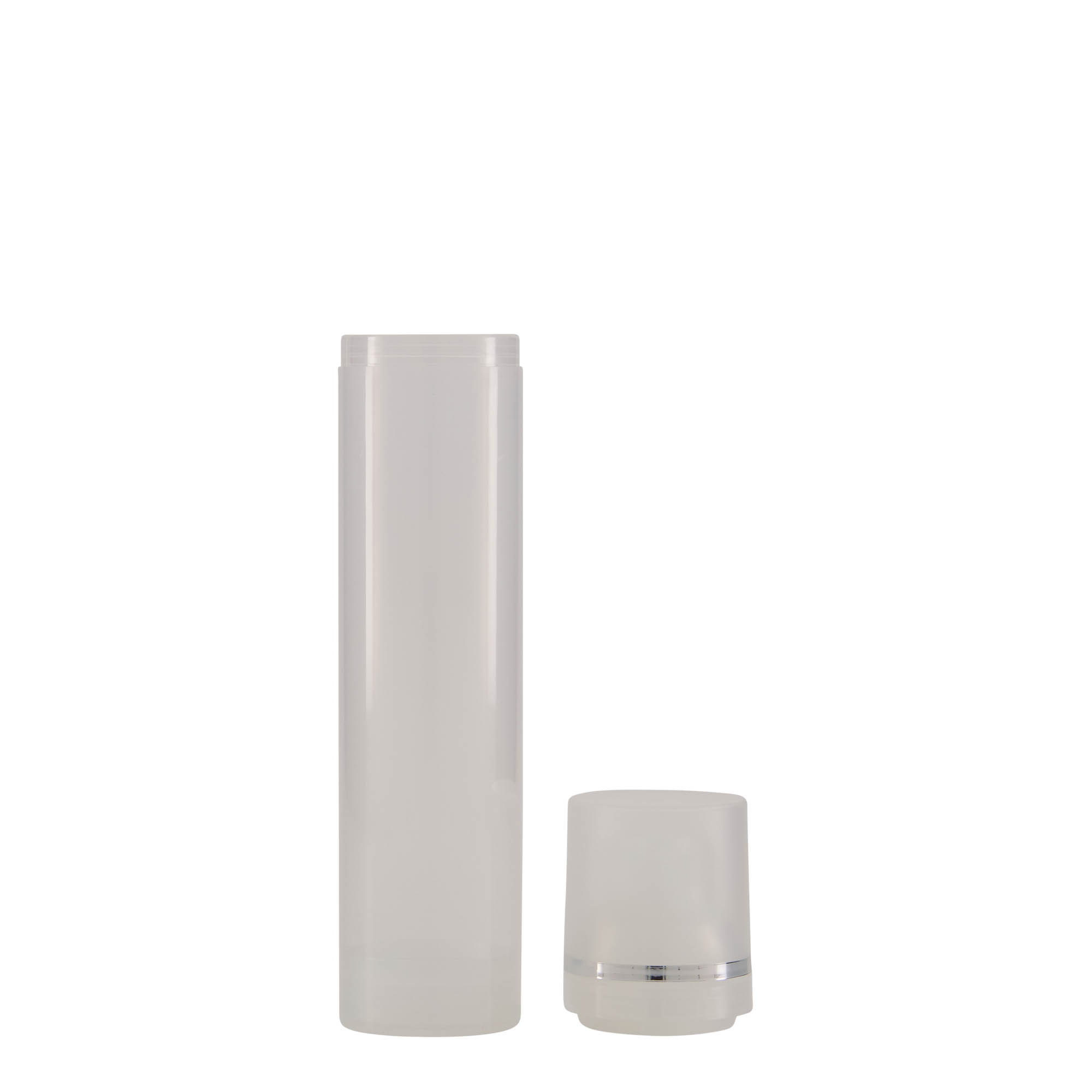 Dispensador airless de 100 ml 'Mezzo', plástico PP, natural Dispensador airless de 100 ml 'Mezzo', plástico PP, natural