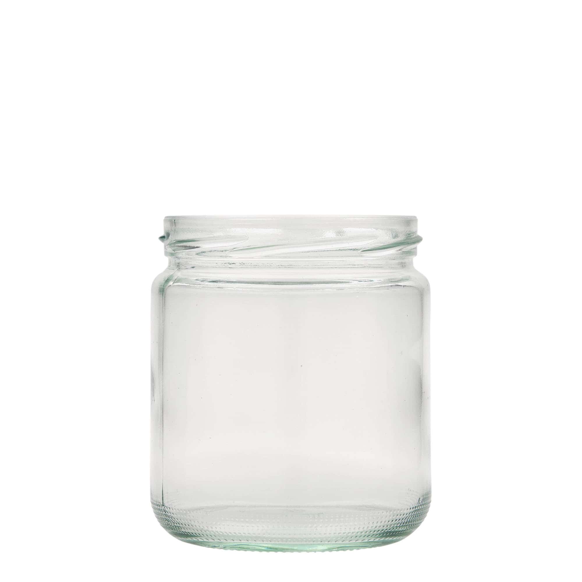 Tarro redondo de 440 ml, boca: Twist-Off (TO 82)