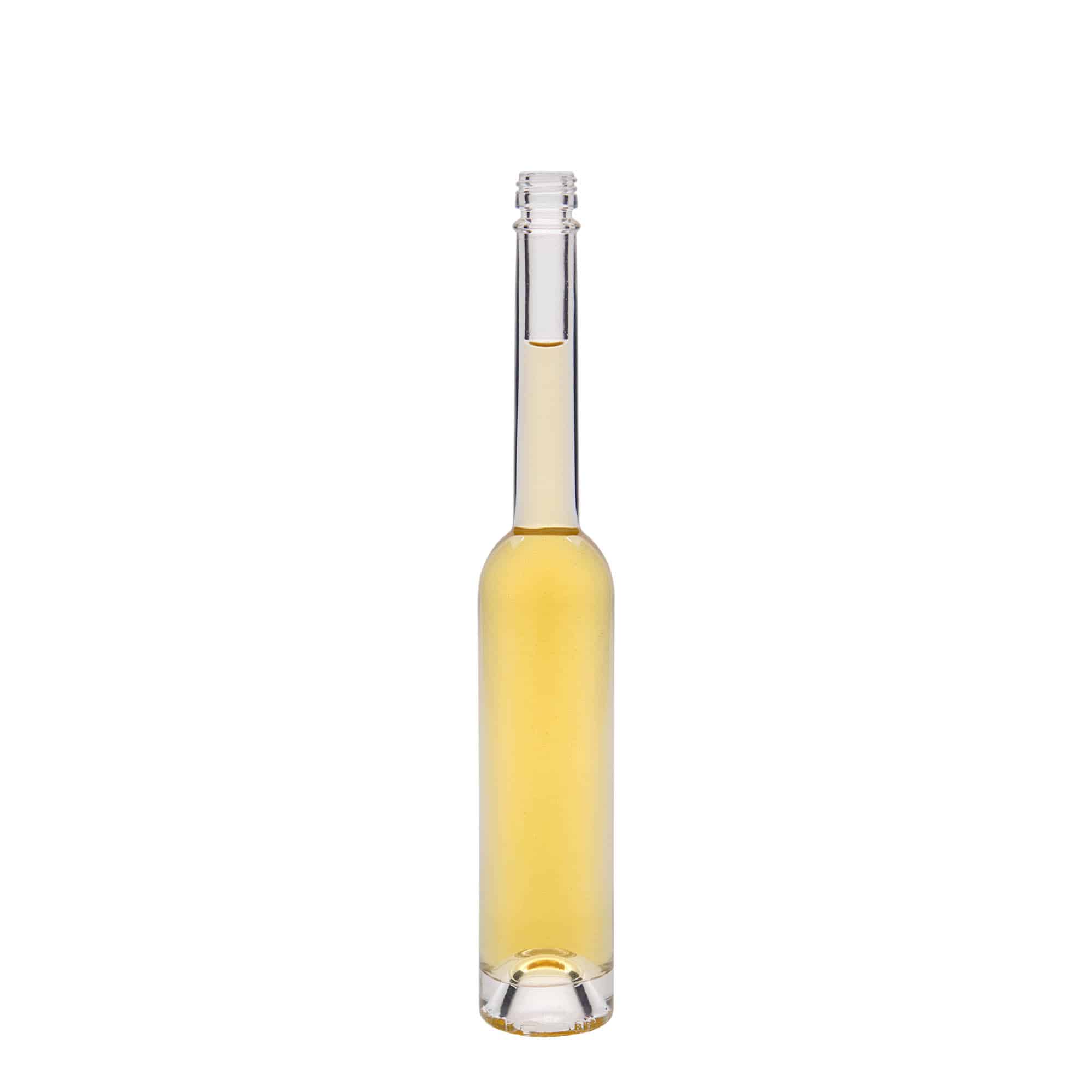 Botella de vidrio de 100 ml 'Platina', boca: PP 18 Botella de vidrio de 100 ml 'Platina', boca: PP 18