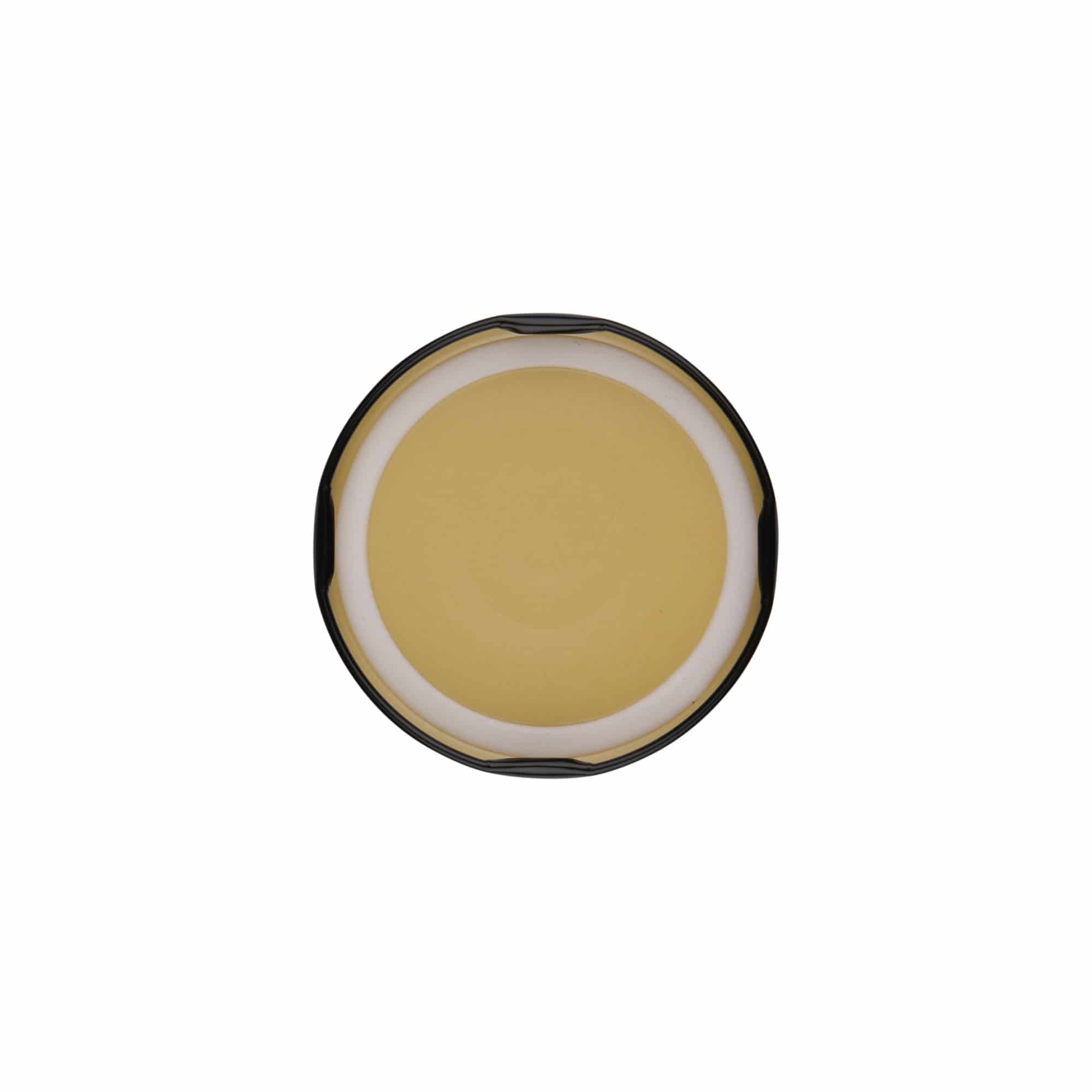 Tapa Twist-Off, hojalata, negro, para boca: TO 66