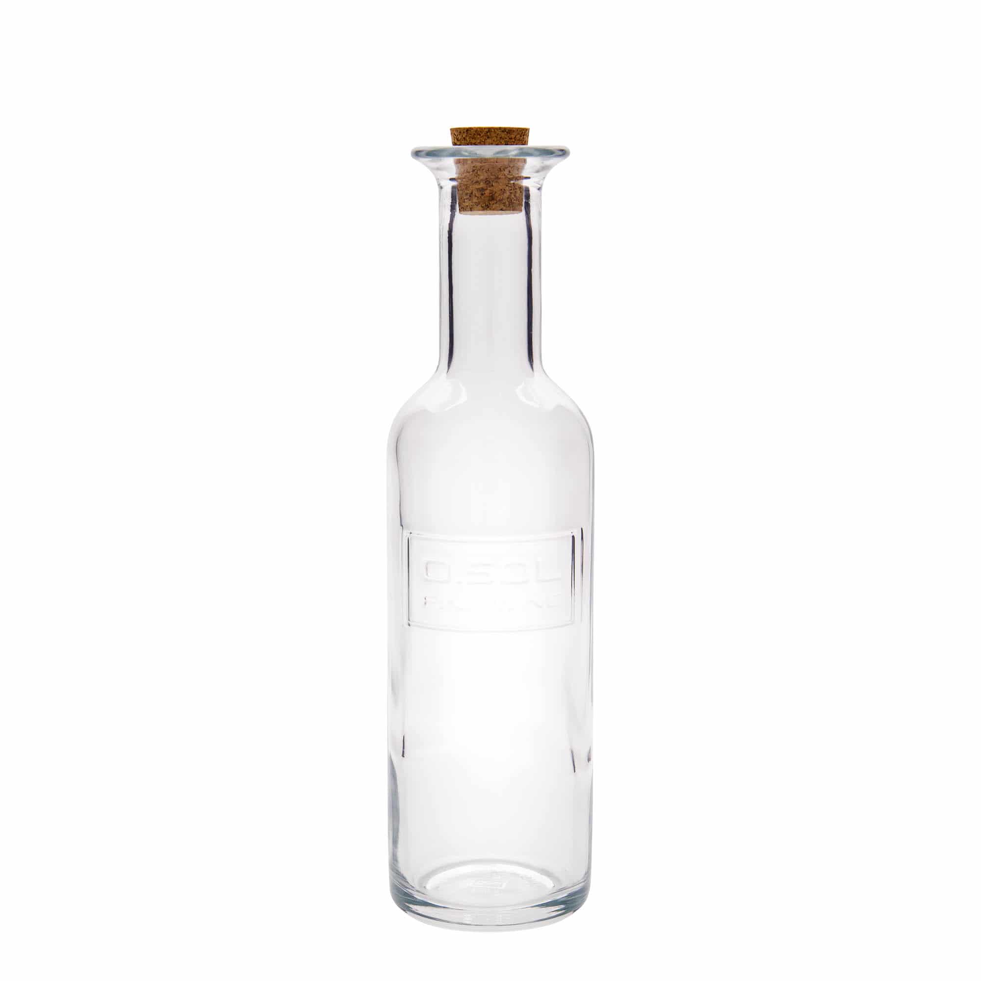 Botella de vidrio 'Optima Fine Wine' de 500 ml, boca: corcho