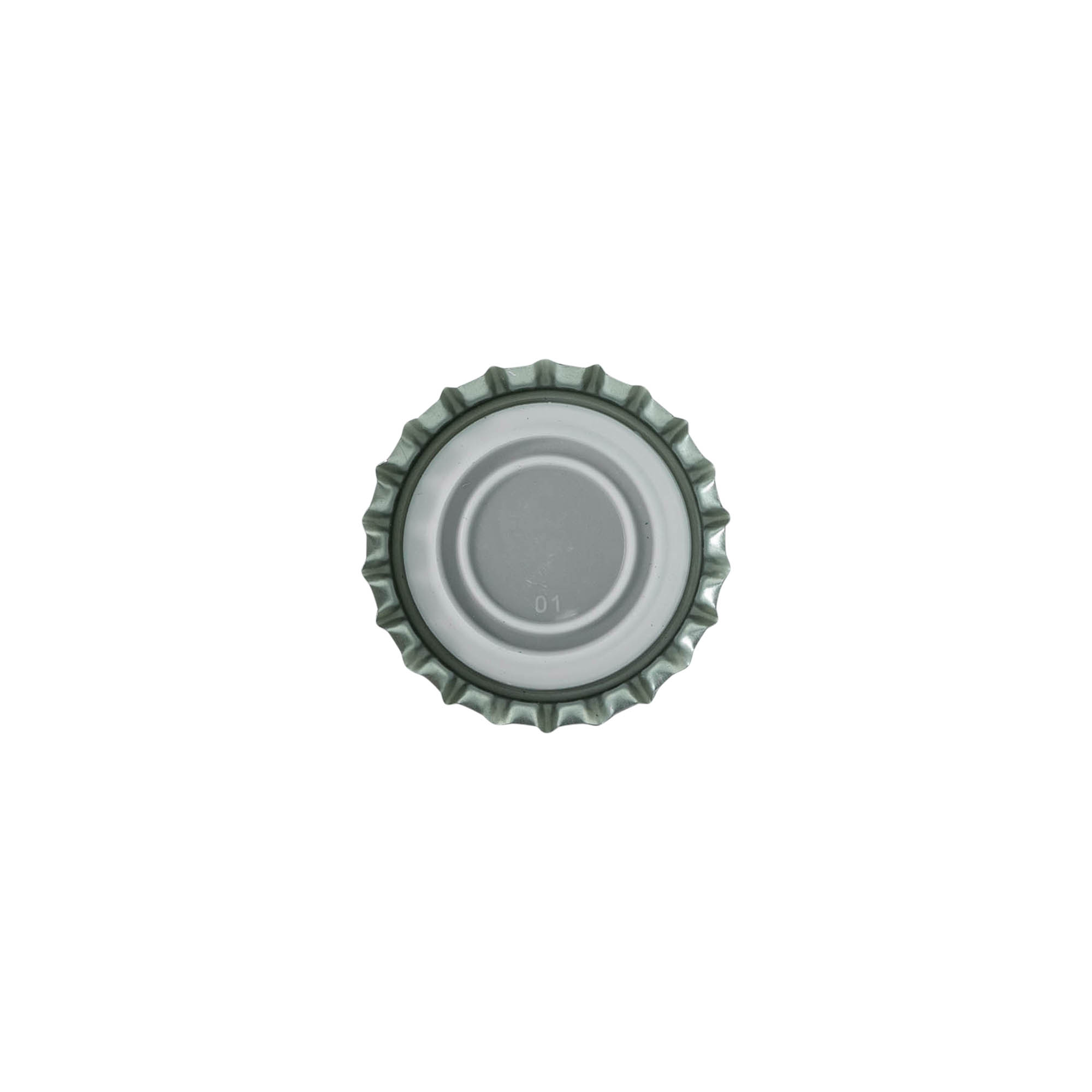 Tapones corona 29 mm, metal, negro