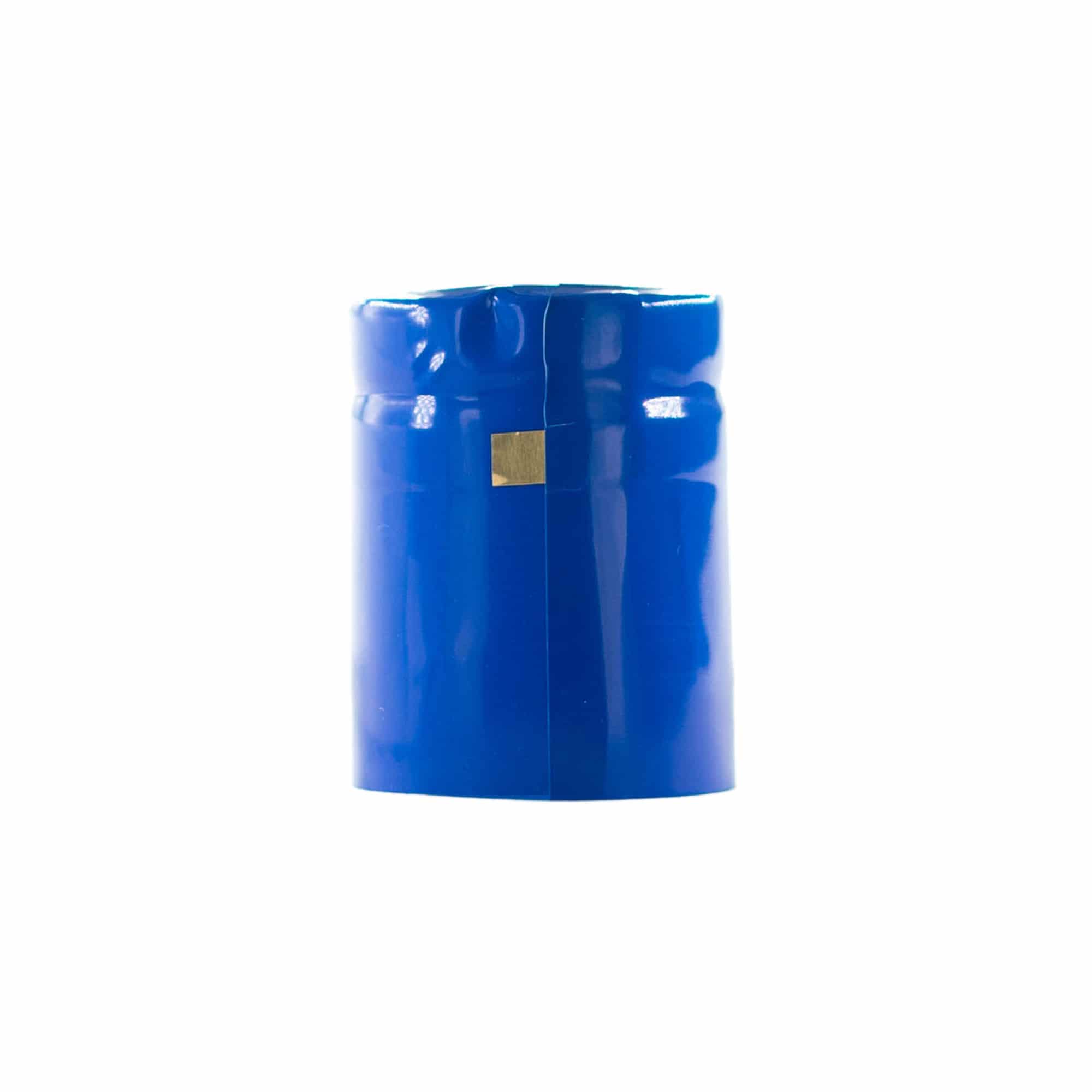 Capsula de contracción 32x41, plástico PVC, azul