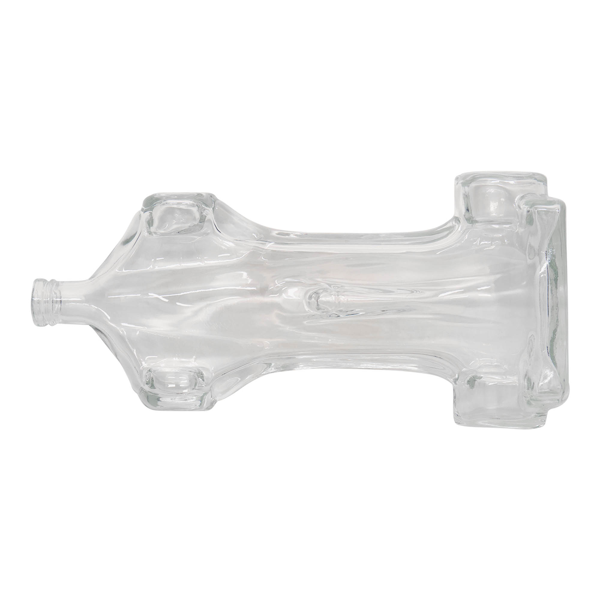 Botella de vidrio de 200 ml 'Coche de carreras', boca: corcho