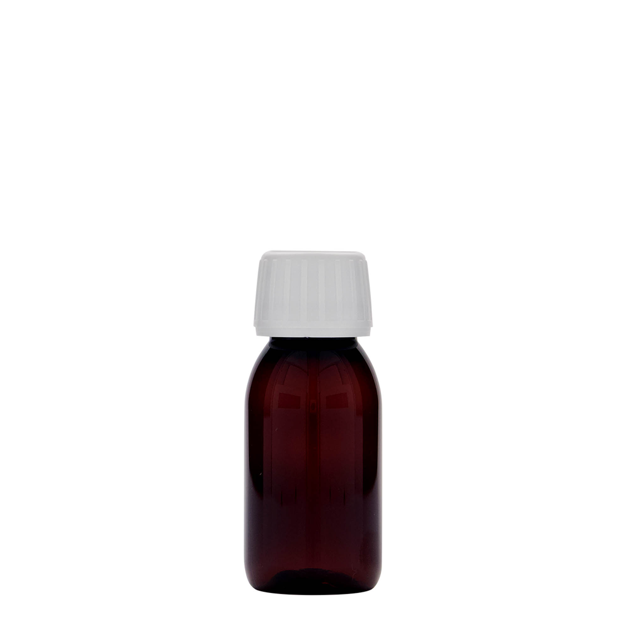 60 ml botella médica de PET, marrón, plástico, boca: PP 28 60 ml botella médica de PET, marrón, plástico, boca: PP 28