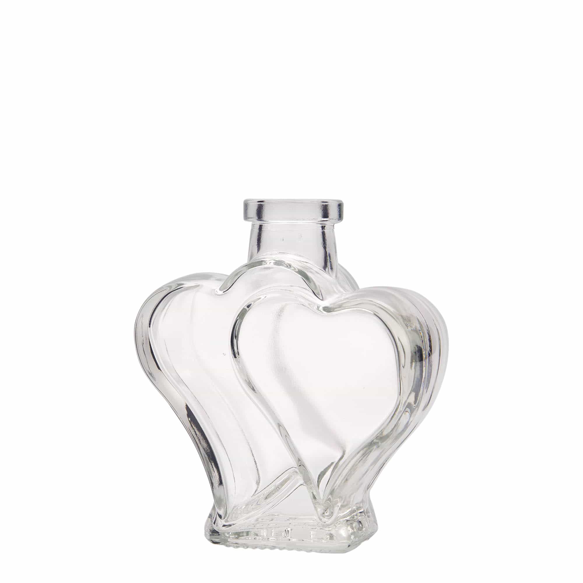 Botella de vidrio de 200 ml 'Doppelherz', boca: corcho