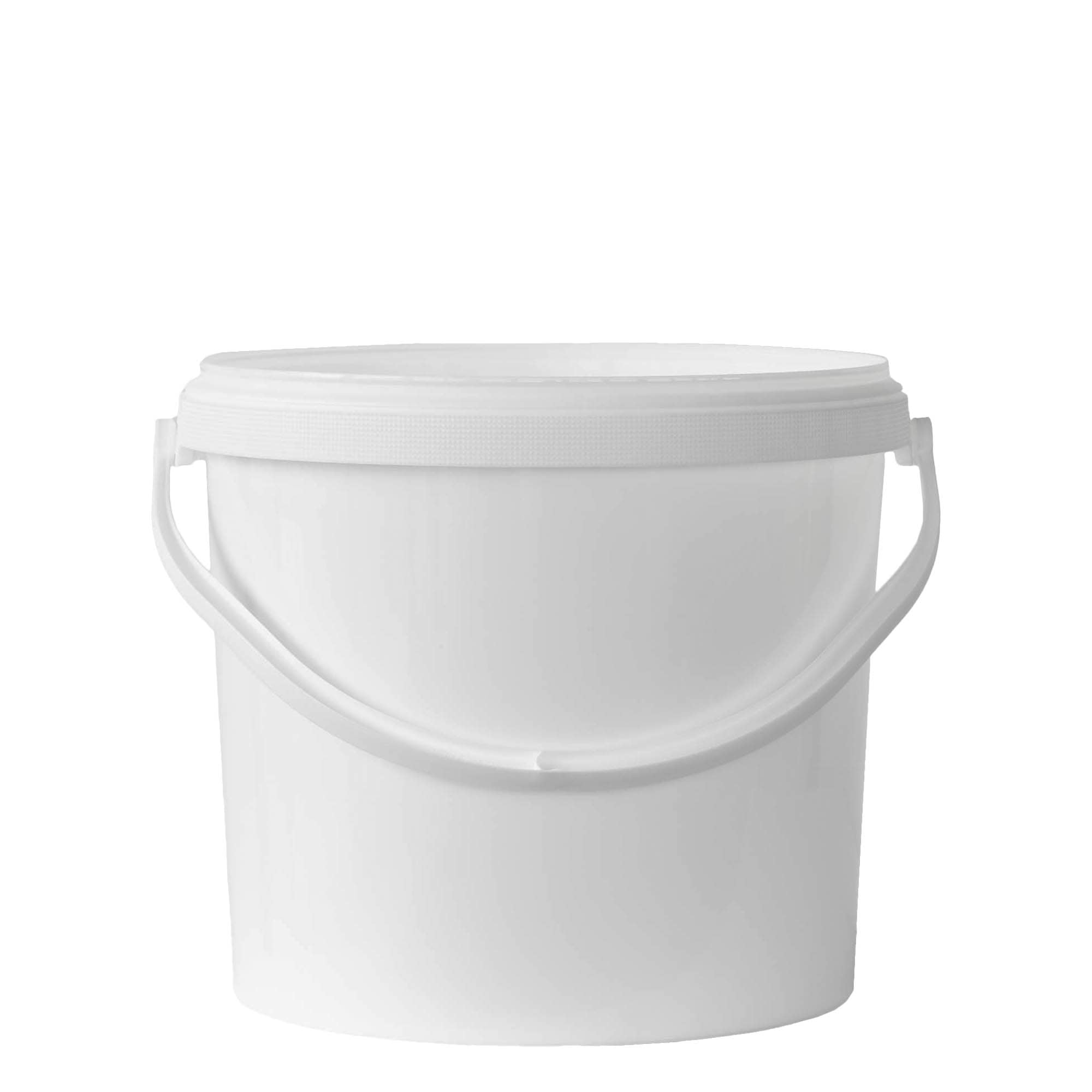 Cubo de 12,5 l, plástico de PP, blanco Cubo de 12,5 l, plástico de PP, blanco