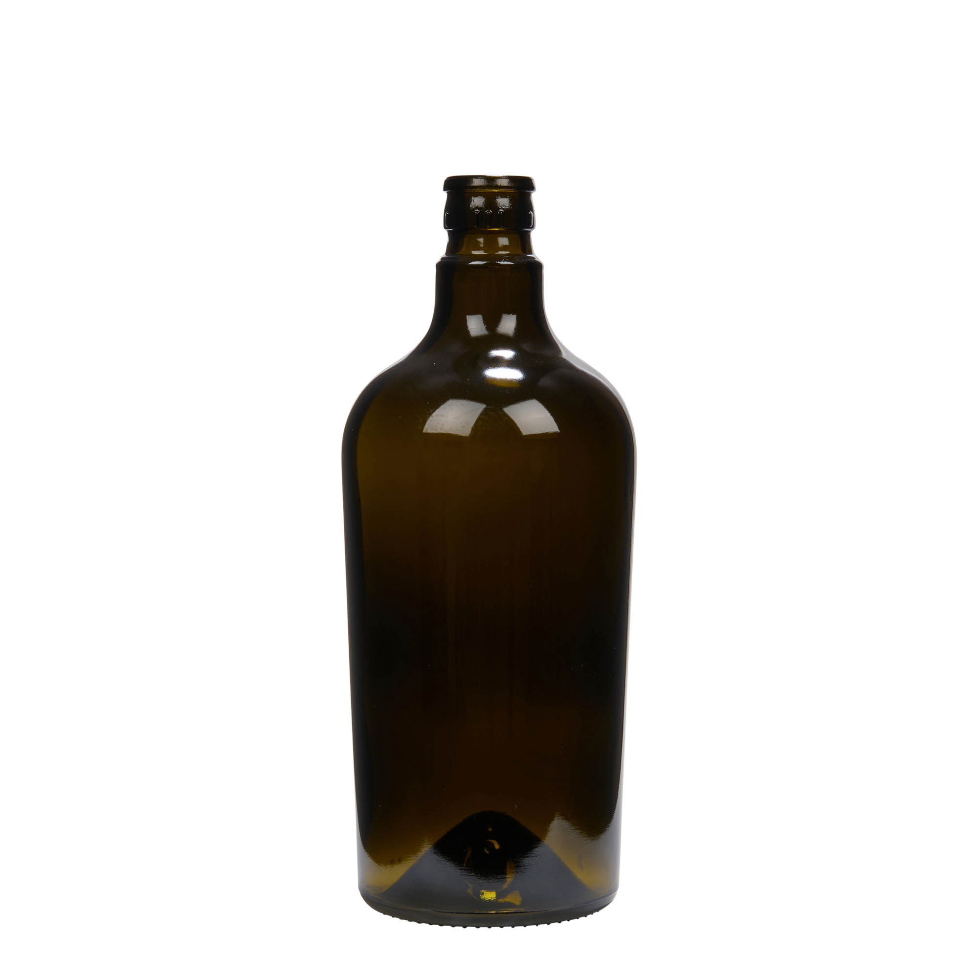 Botella de vinagre/aceite de 750 ml 'Oleum', vidrio, verde antiguo, boca: DOP Botella de vinagre/aceite de 750 ml 'Oleum', vidrio, verde antiguo, boca: DOP