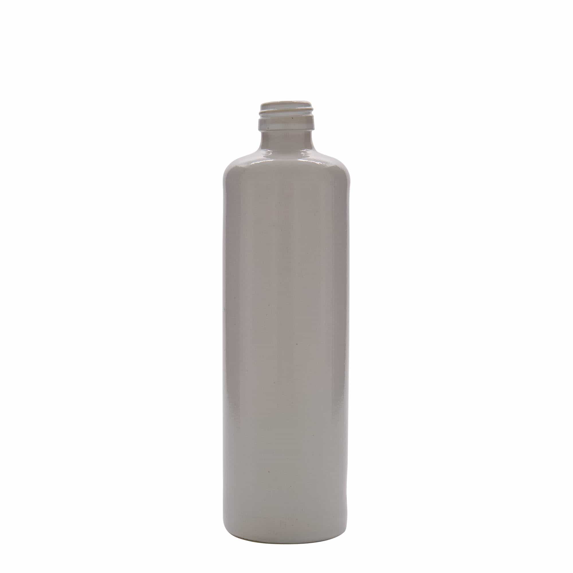 Jarra de barro de 500 ml, gres, blanco, boca: PP 31,5 Jarra de barro de 500 ml, gres, blanco, boca: PP 31,5
