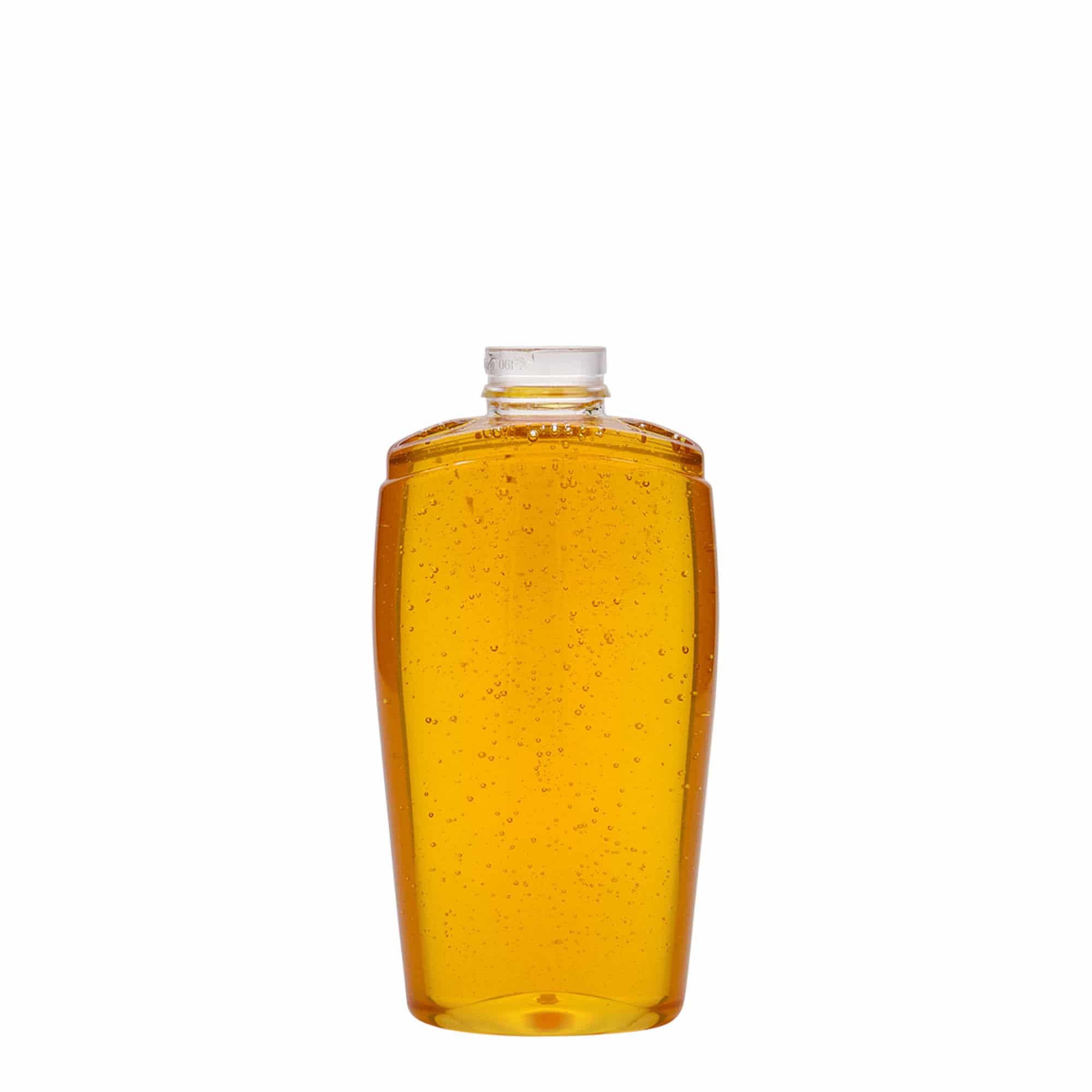 Botella de PET 'Squeeze' de 200 ml, ovalada, plástico