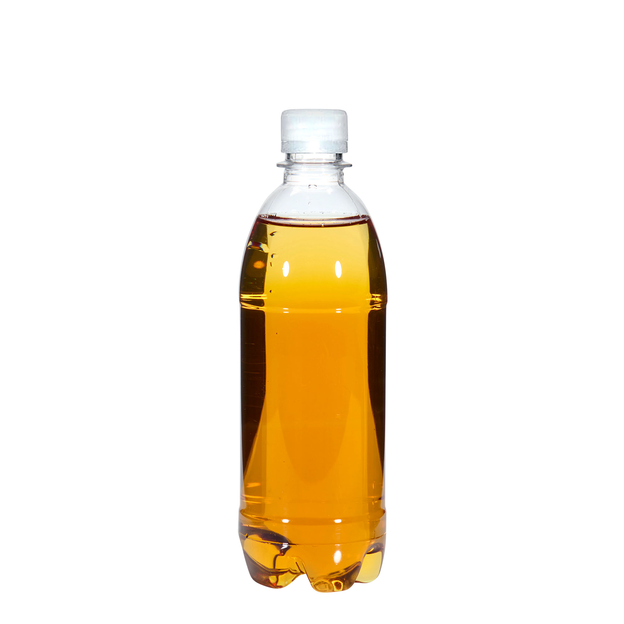 Botella PET universal de 500 ml, plástico, boca: PCO28