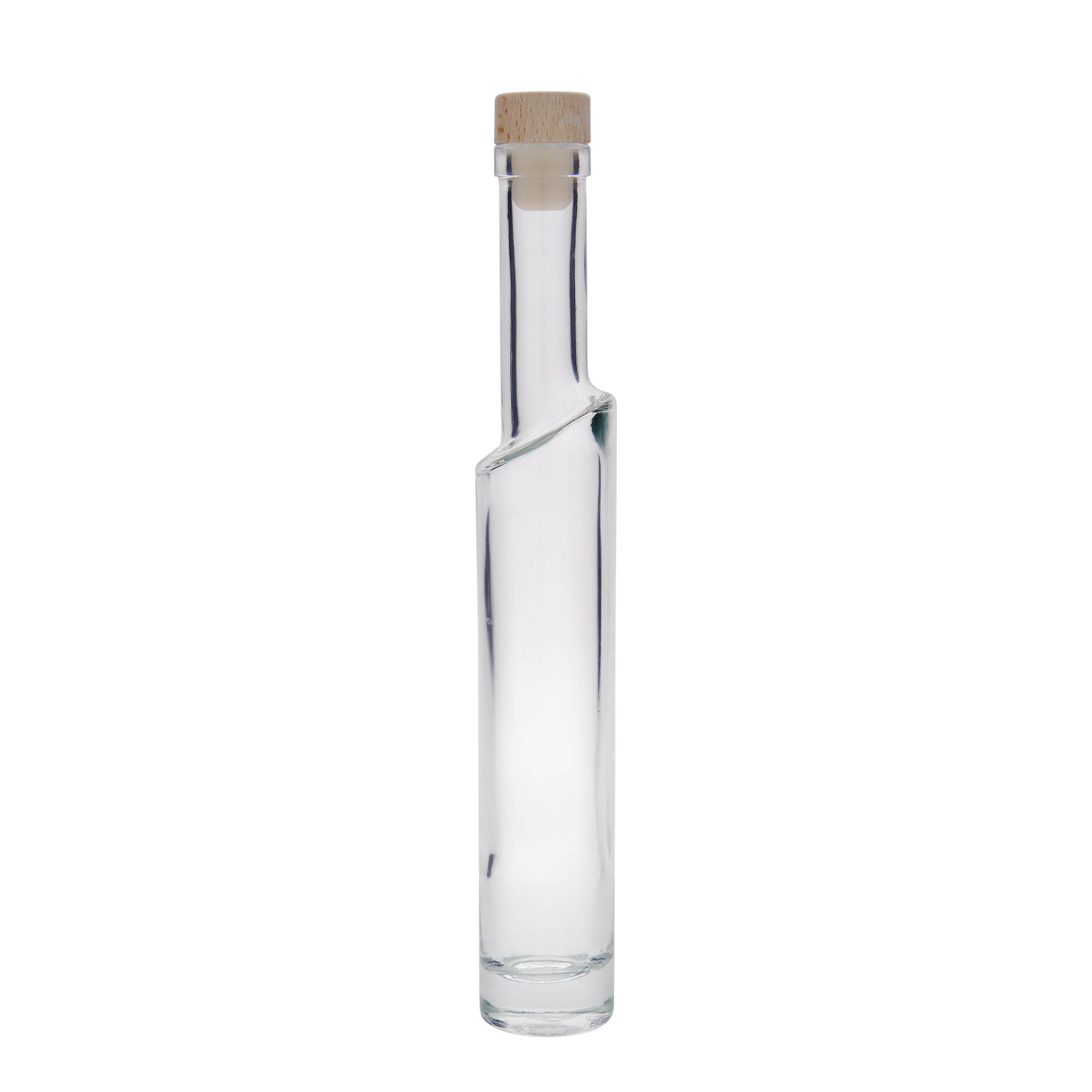 Botella de vidrio de 200 ml 'Feeling', boca: corcho