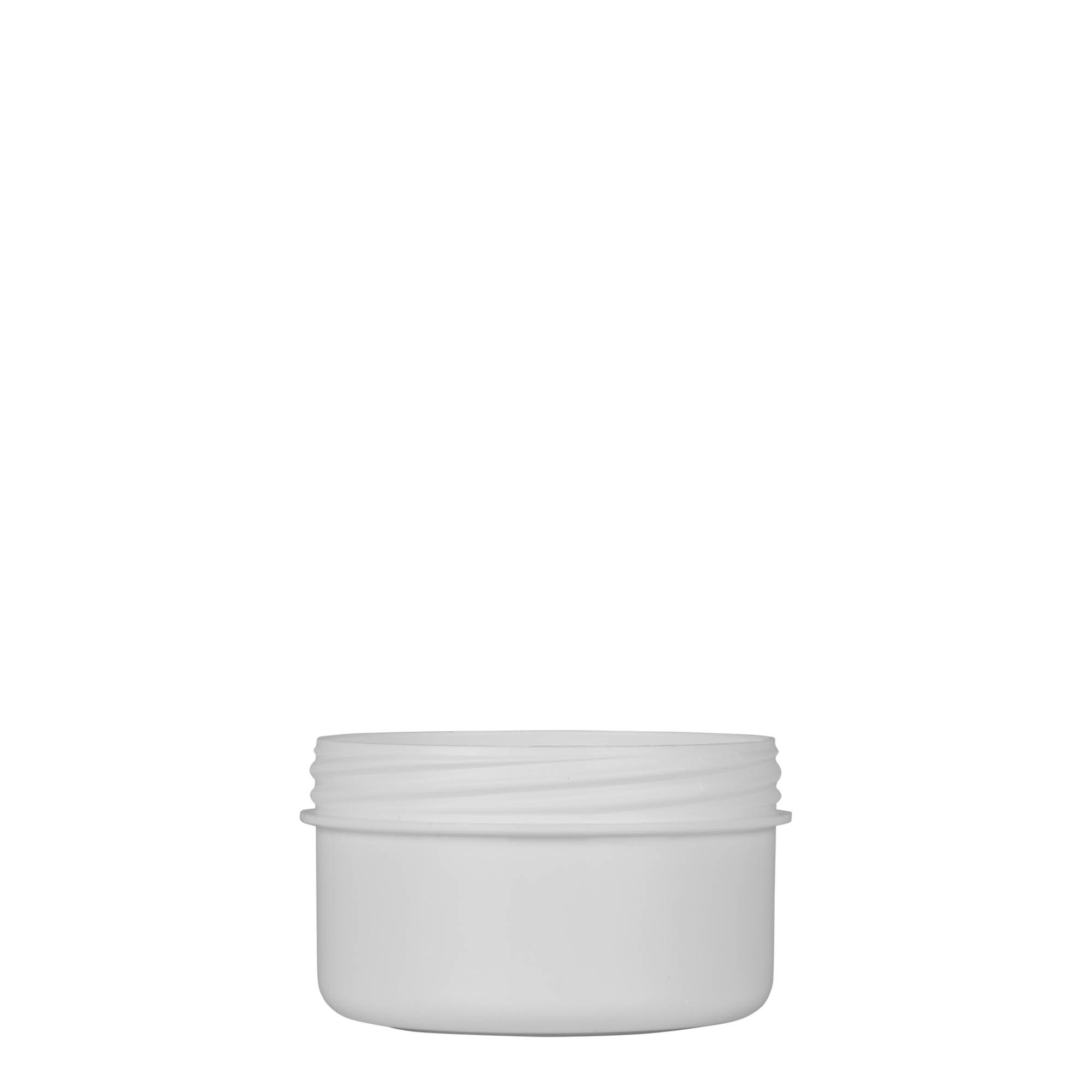 60 ml bote de plástico 'White Line', PP, blanco, boca: cierre roscado 60 ml bote de plástico 'White Line', PP, blanco, boca: cierre roscado