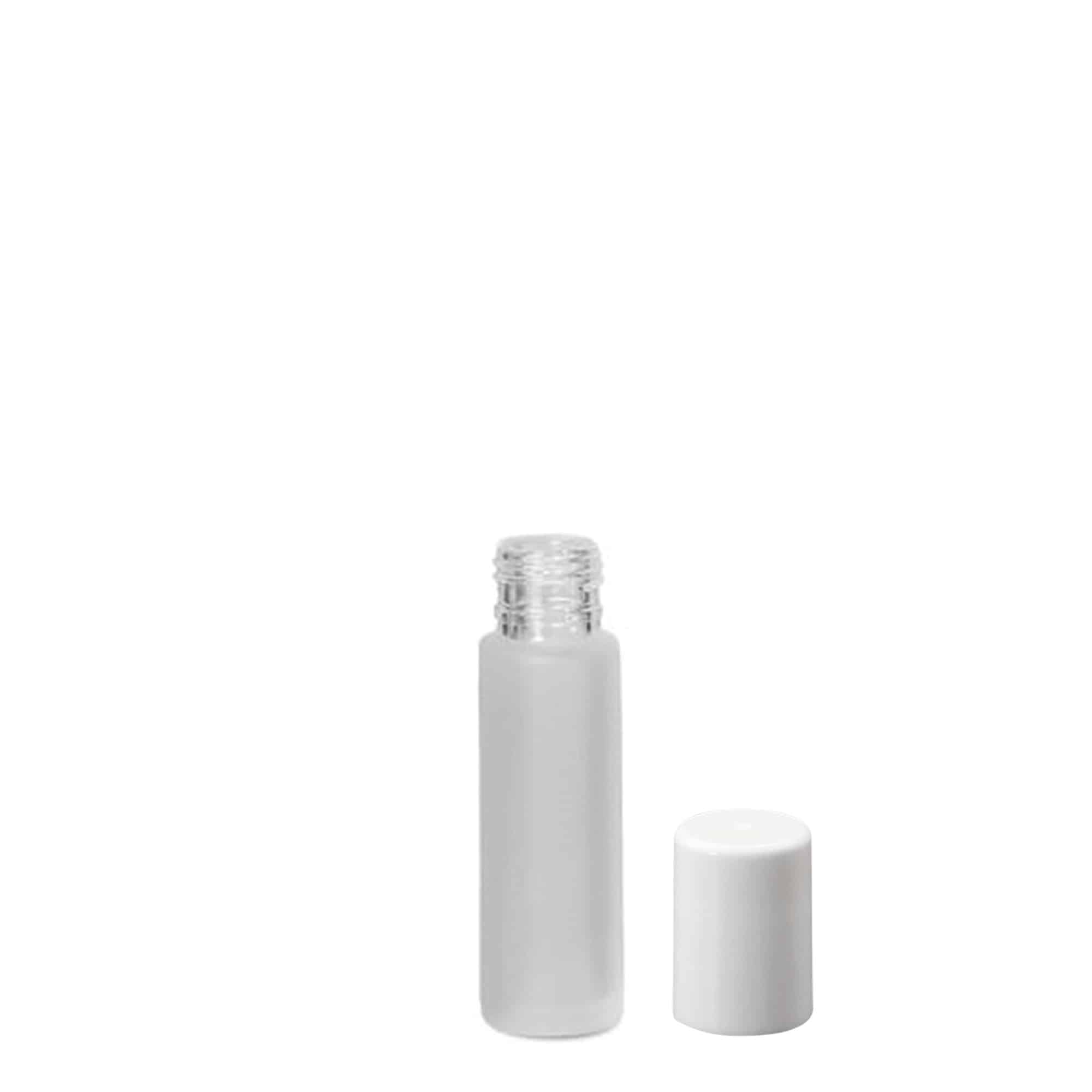 Botella roll-on de 10 ml, vidrio, esmerilado, boca: tapón de rosca