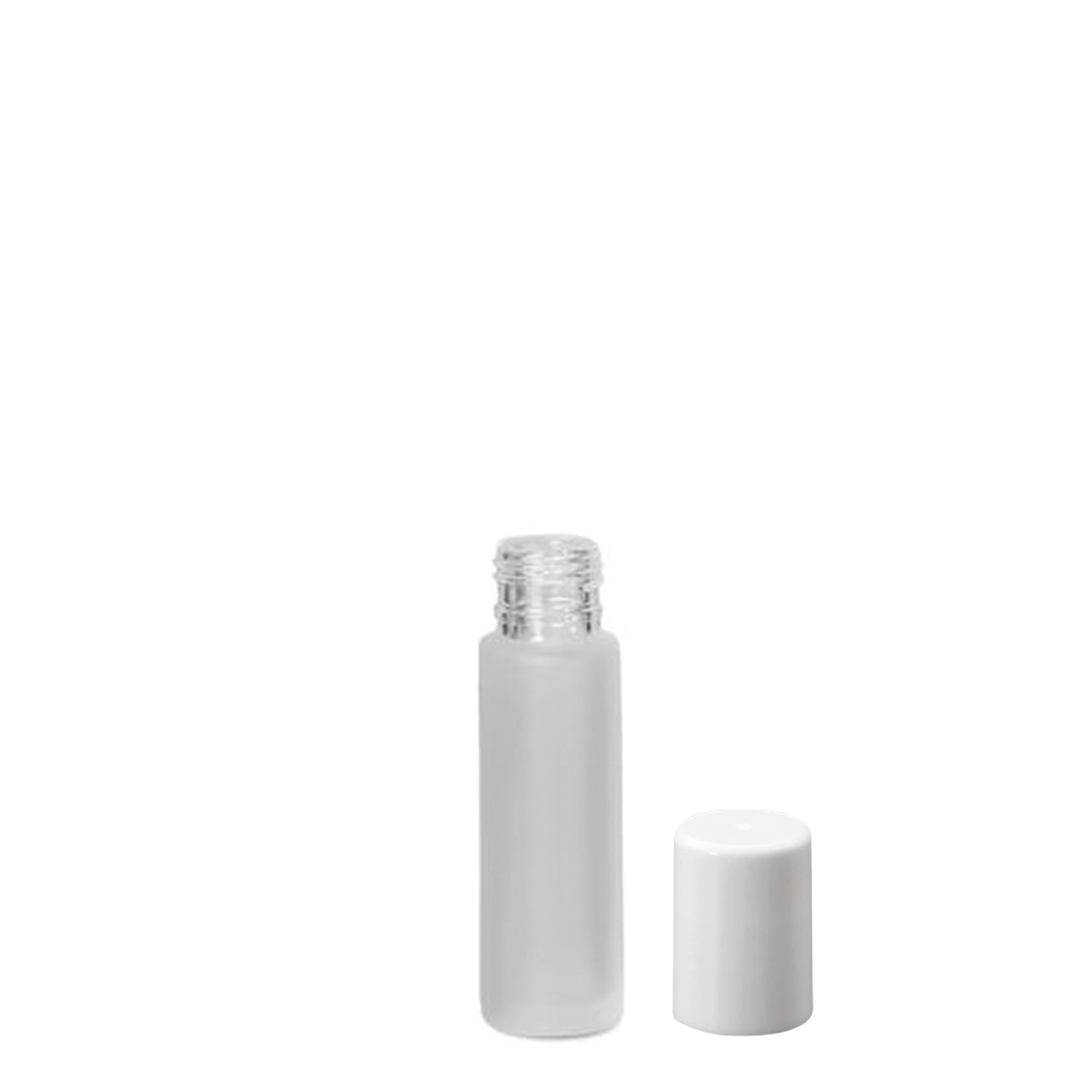 Botella roll-on de 10 ml, vidrio, esmerilado, boca: cierre de rosca
