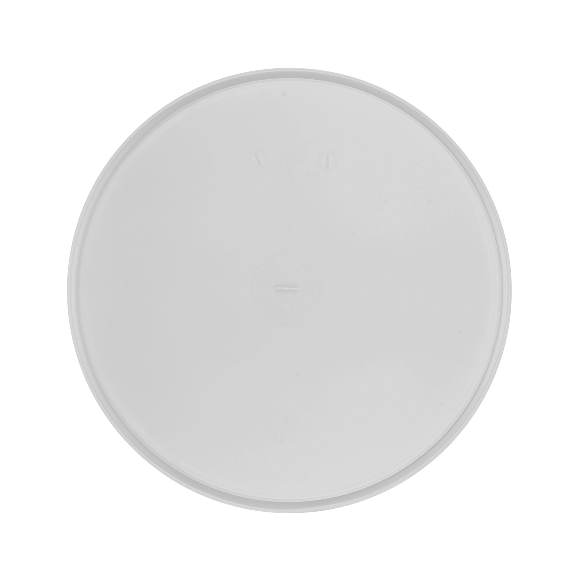 Tapa para cubo de 20 l, plástico PP, blanco