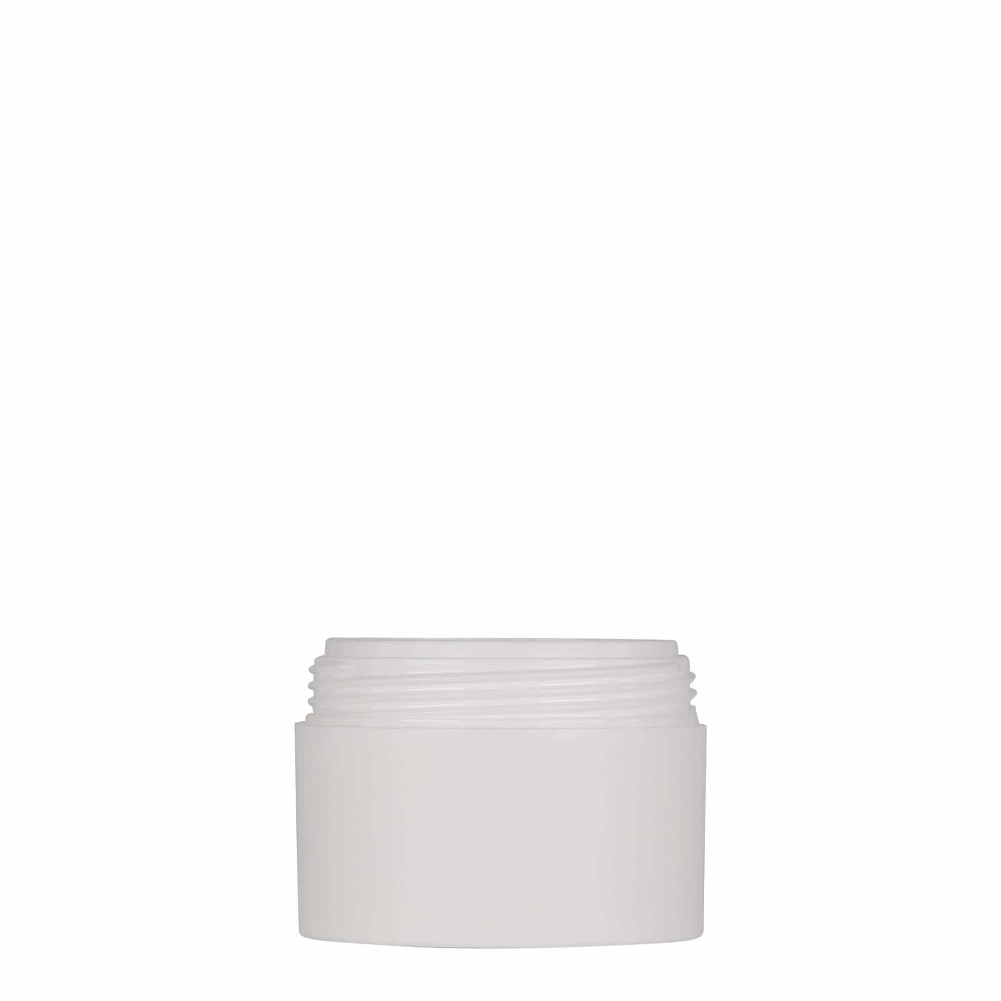 50 ml bote de plástico 'Antonella', PP, blanco, boca: cierre de rosca 50 ml bote de plástico 'Antonella', PP, blanco, boca: cierre de rosca