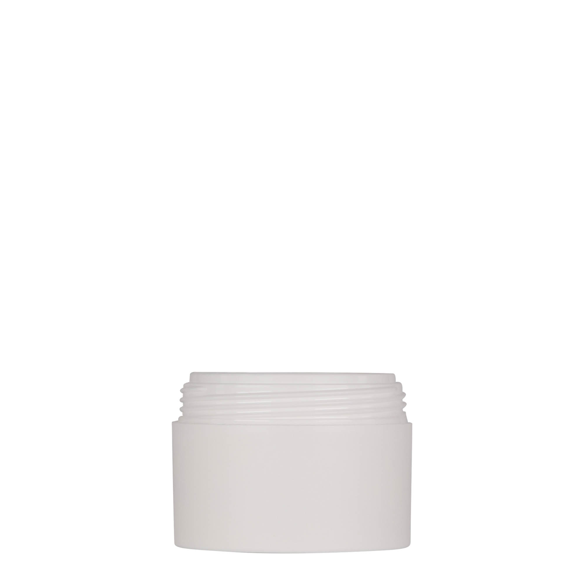 50 ml bote de plástico 'Antonella', PP, blanco, boca: cierre de rosca 50 ml bote de plástico 'Antonella', PP, blanco, boca: cierre de rosca