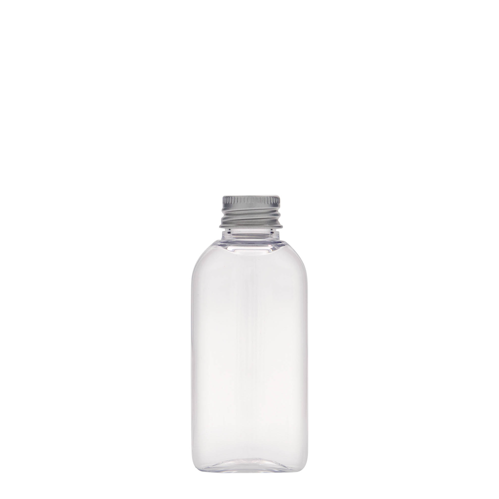Botella PET de 50 ml 'Iris', ovalada, plástico, boca: 20/410 Botella PET de 50 ml 'Iris', ovalada, plástico, boca: 20/410