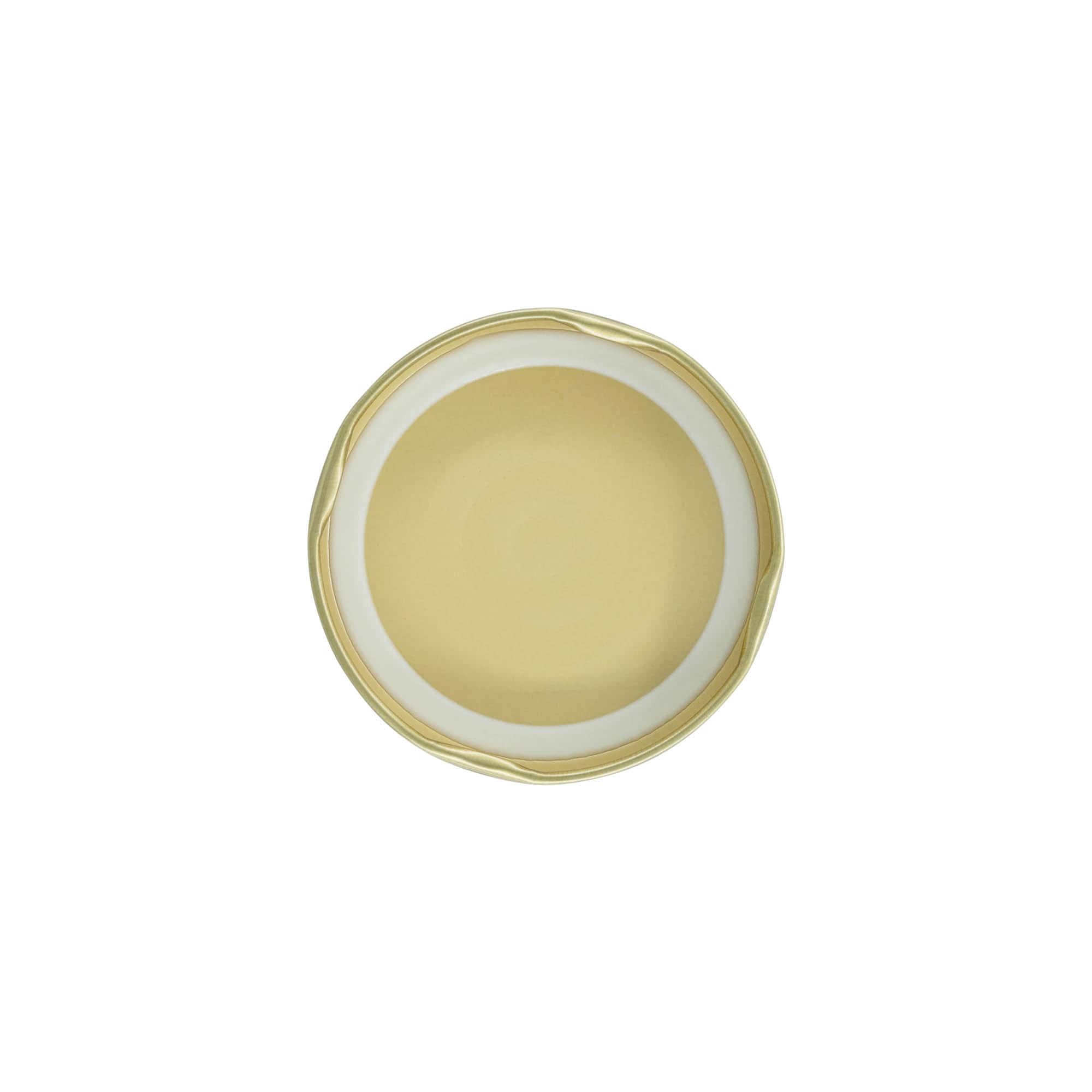 Tapa Twist-Off, hojalata, dorada, para boca: TO 66