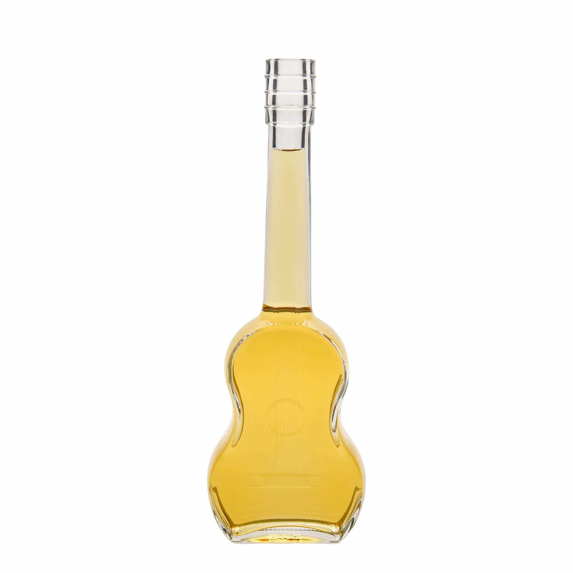 Botella de vidrio 'Guitarra' de 500 ml, boca: corcho