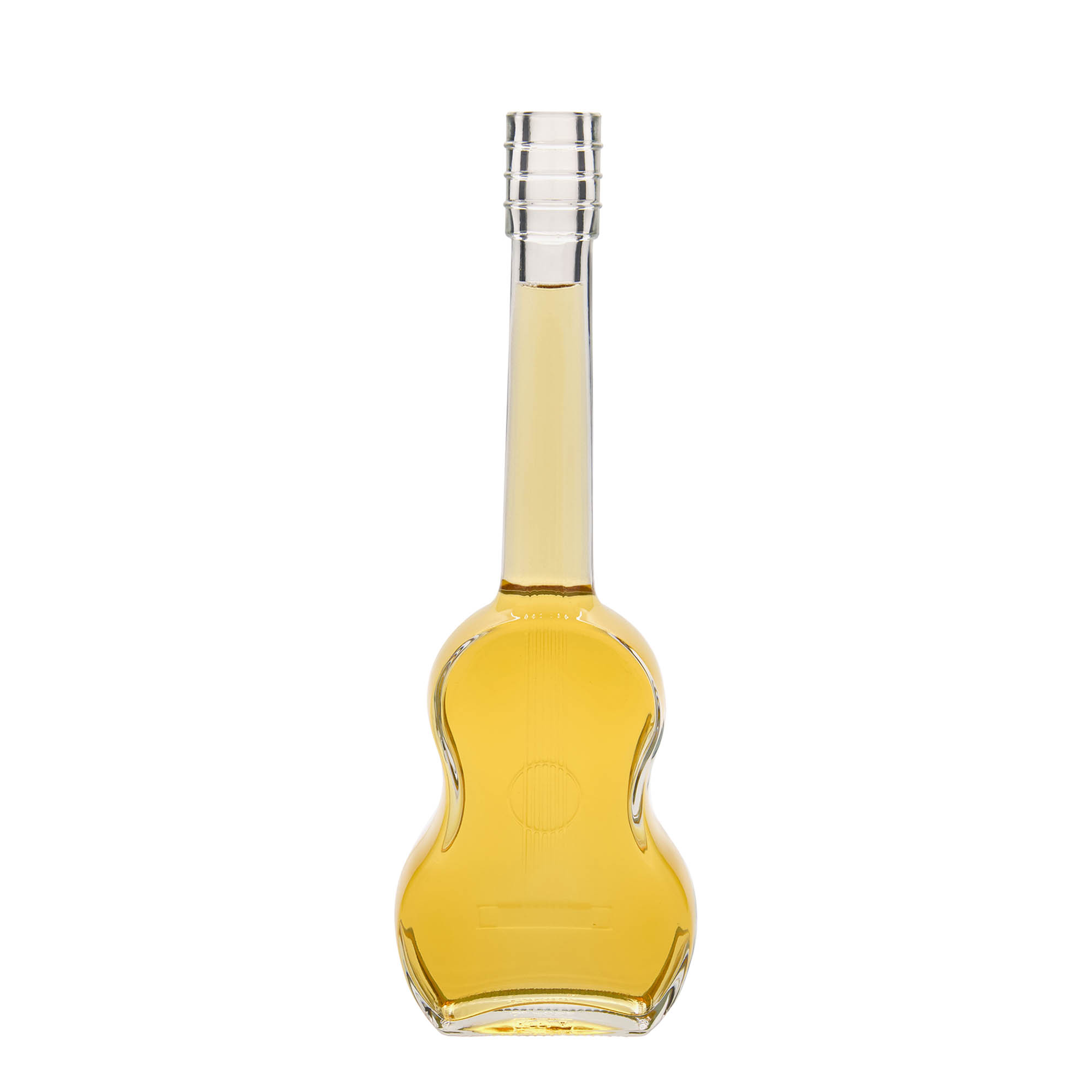 Botella de vidrio de 500 ml 'Guitarra', boca: corcho