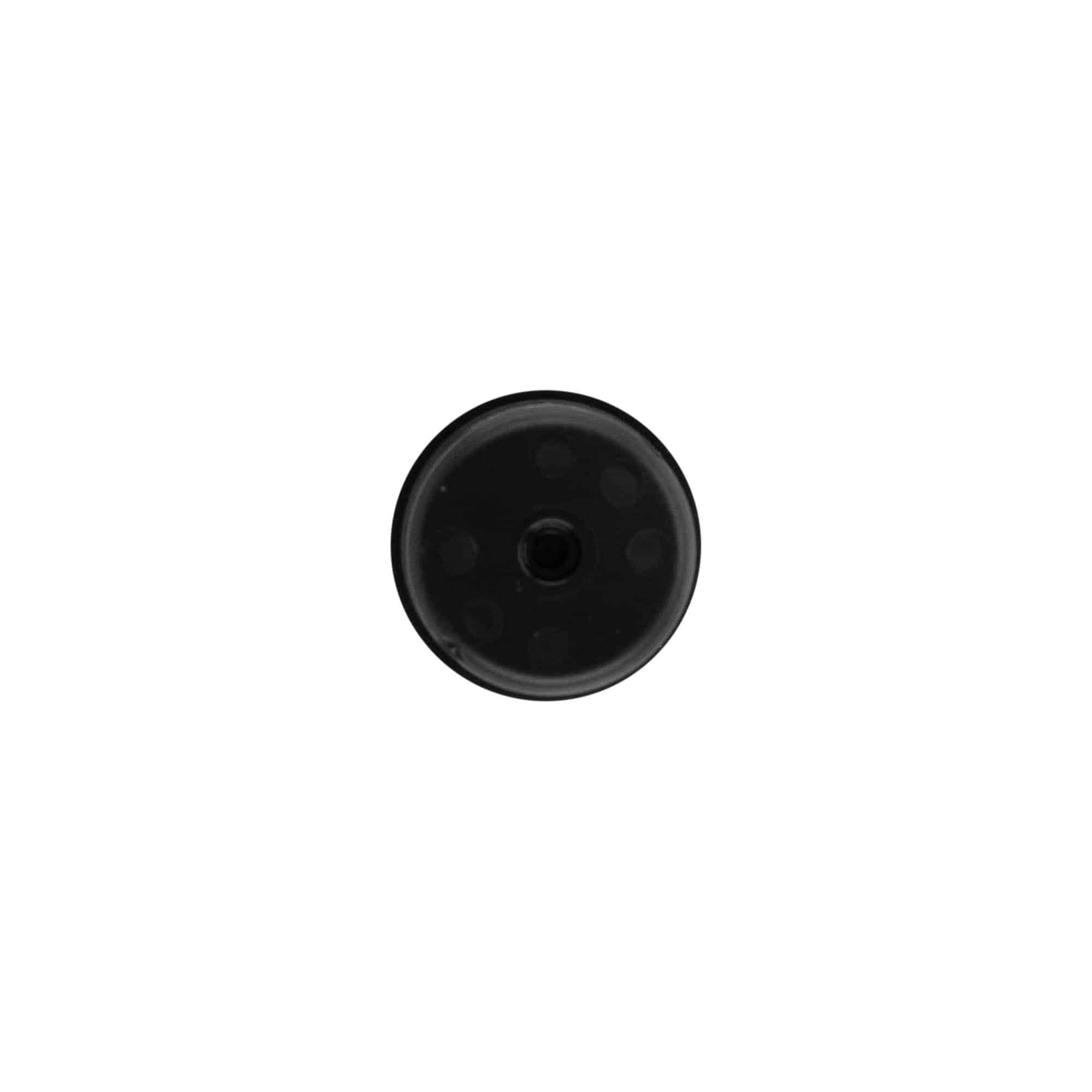 Dispensador Airless con cabezal de bombeo 'Nano', plástico de PP, negro