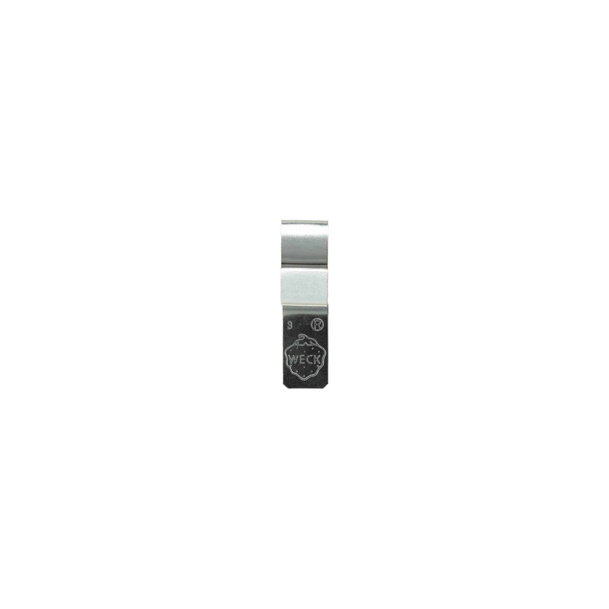 Clip WECK, acero inoxidable, plateado Clip WECK, acero inoxidable, plateado