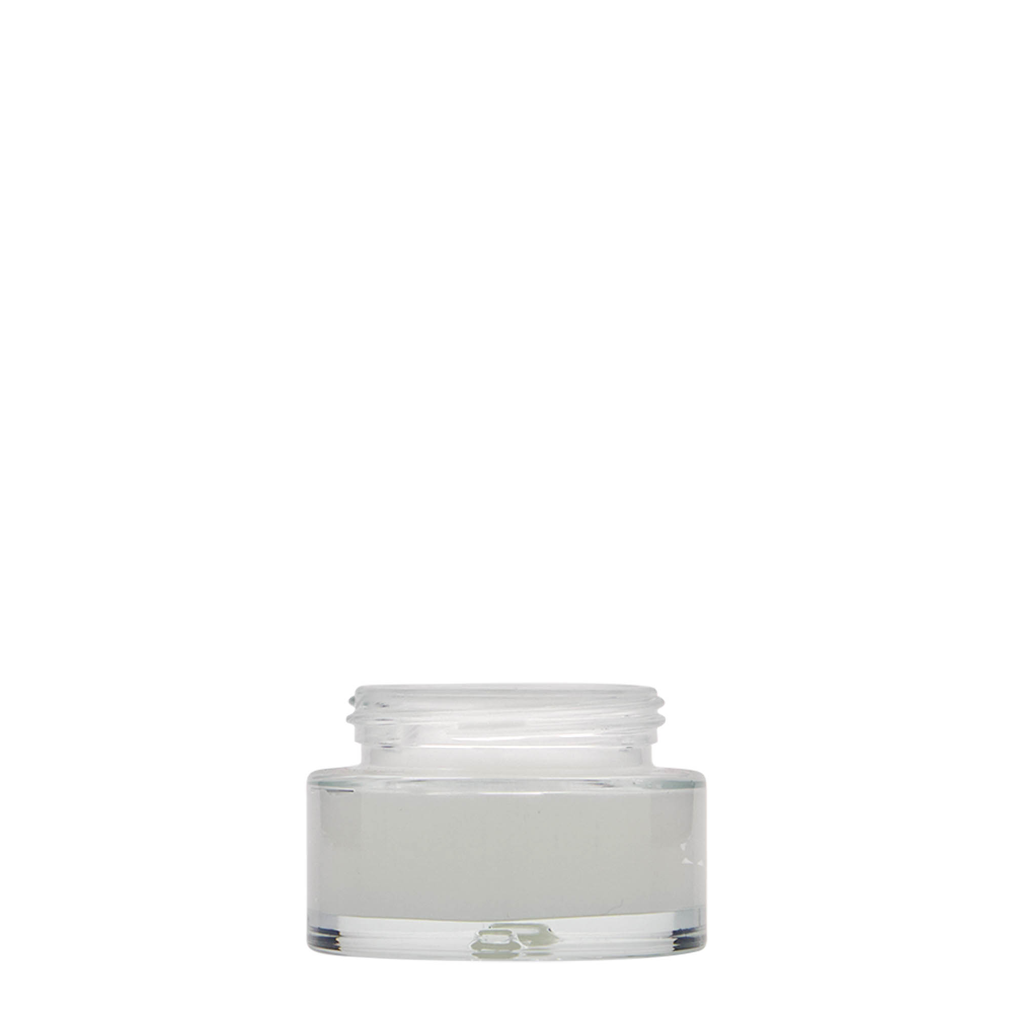 30 ml tarro 'Clear Edition', vidrio, boca: cierre de rosca