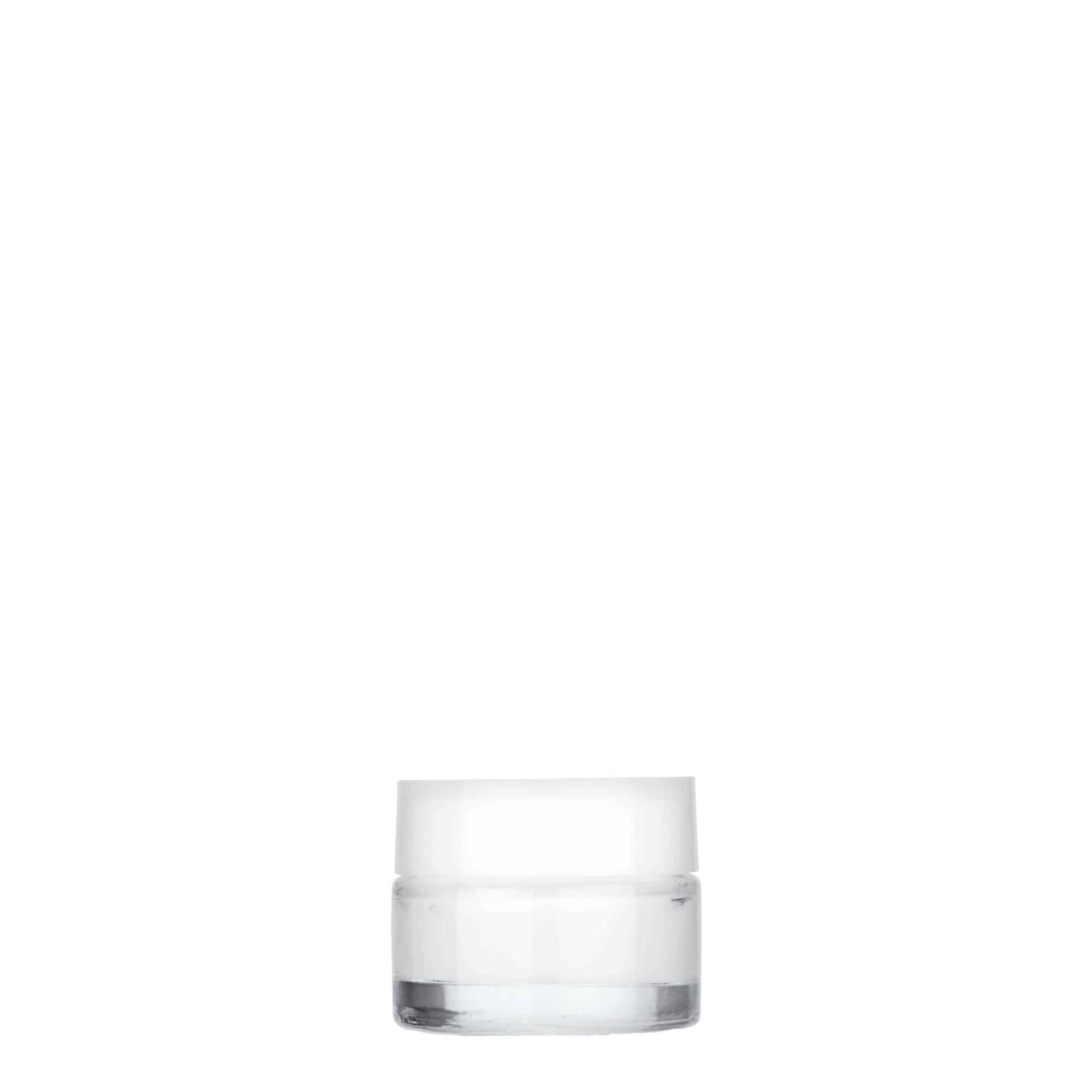 5 ml tarro «Beauty», vidrio, boca: cierre de rosca
