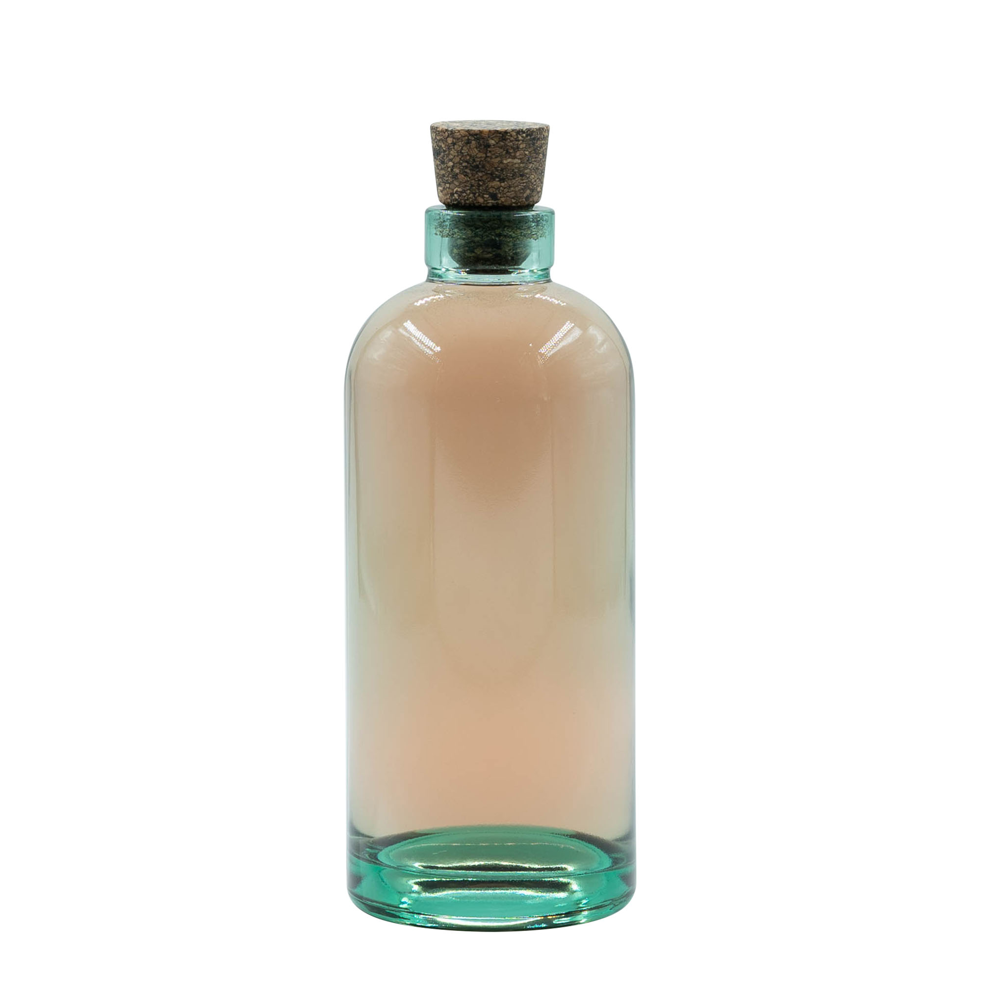 Botella de vidrio de 500 ml 'Farm', boca: corcho