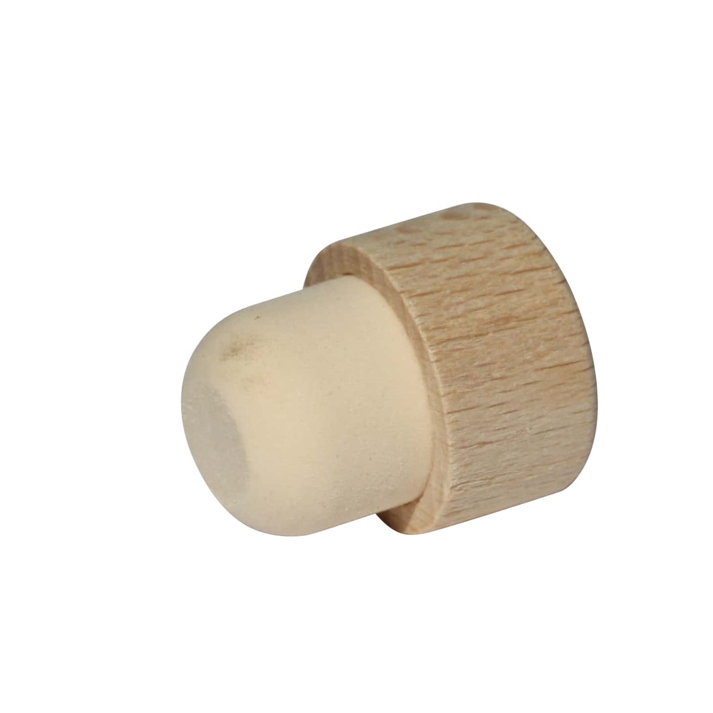 Tapón de corcho con asa 16,5 mm, madera/plástico, para boca: corcho