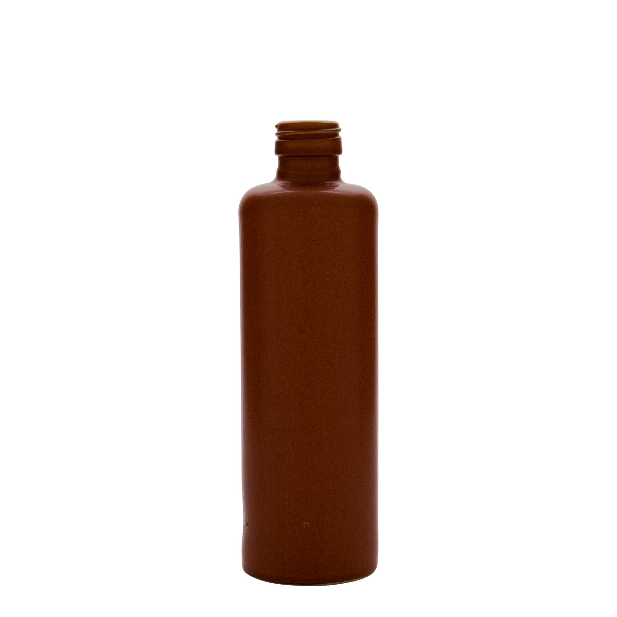 Jarra de gres de 350 ml, gres, rojo-marrón, boca: PP 31,5