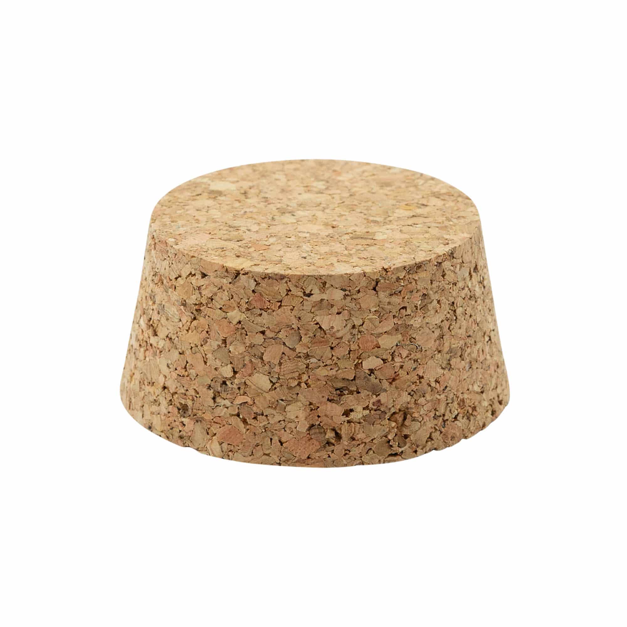 Tapón cónico 48-57 x 27, tapón prensado, beige, para boca: corcho