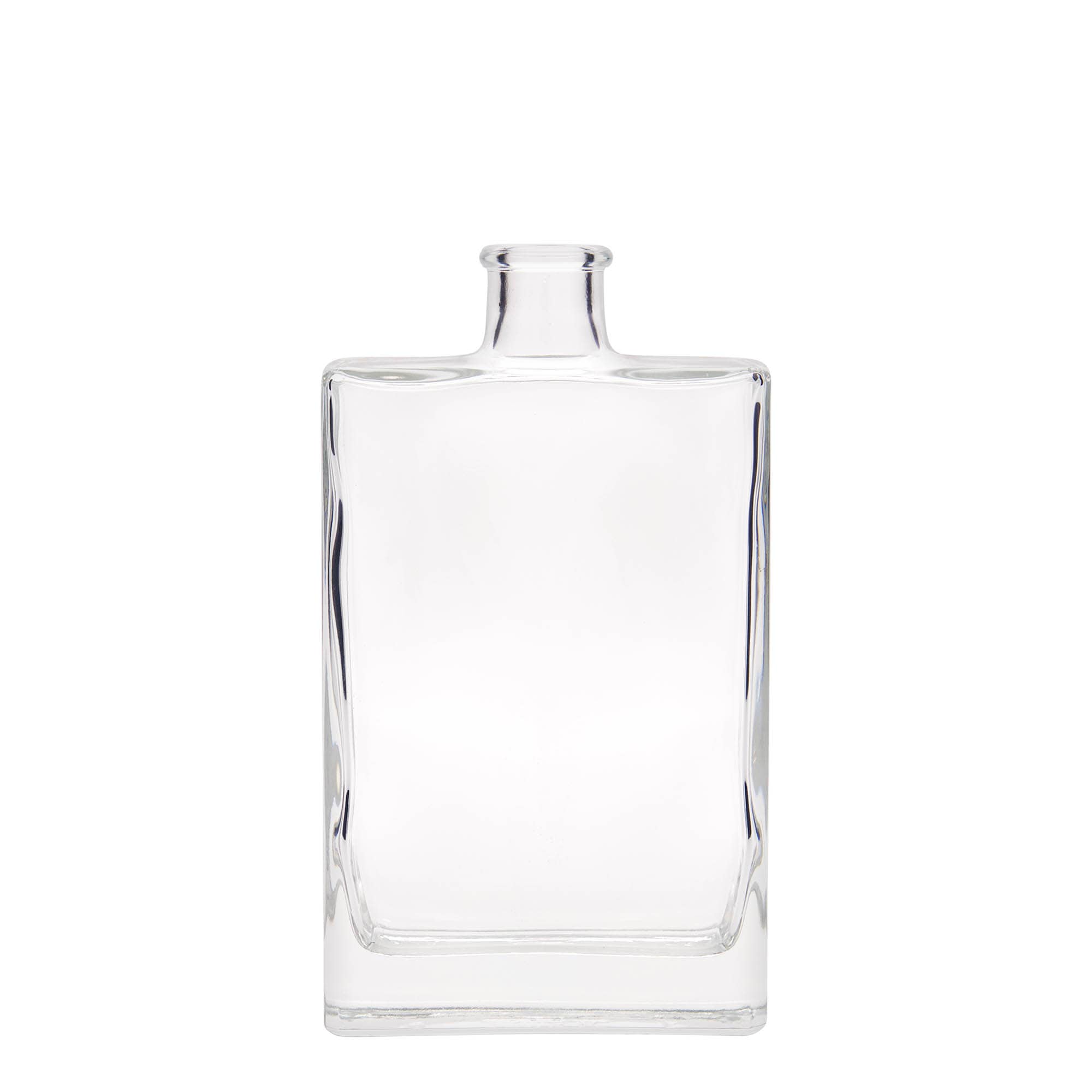 Botella de vidrio 'Julia' de 350 ml, rectangular, boca: corcho Botella de vidrio 'Julia' de 350 ml, rectangular, boca: corcho