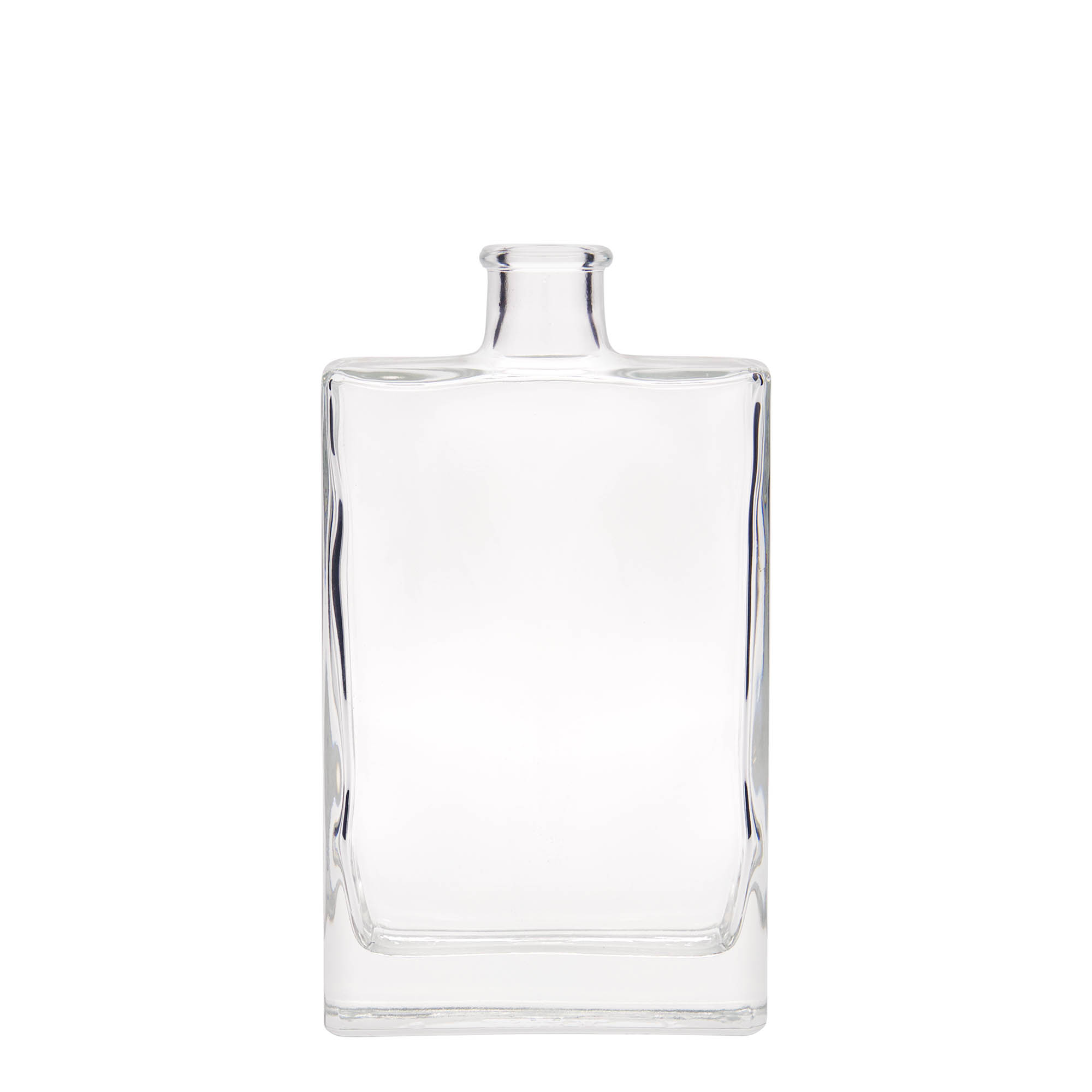 Botella de vidrio de 350 ml «Julia», rectangular, boca: corcho