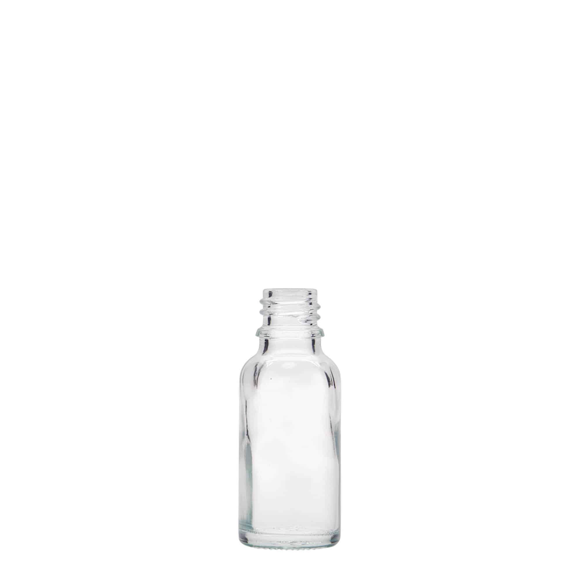 Frasco medicinal de 20 ml, vidrio, boca: DIN 18