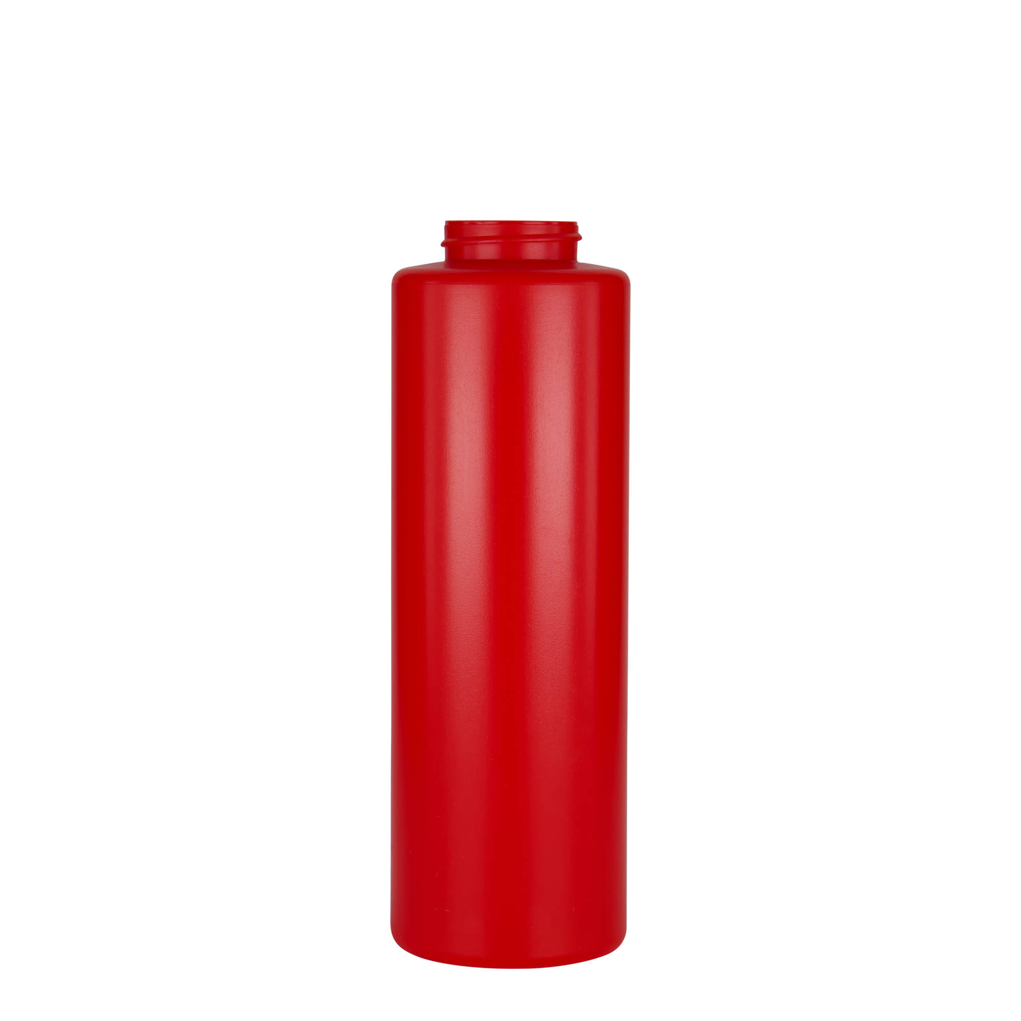 Botella para salsa de 500 ml, plástico LDPE, rojo, boca: 38/400 Botella para salsa de 500 ml, plástico LDPE, rojo, boca: 38/400