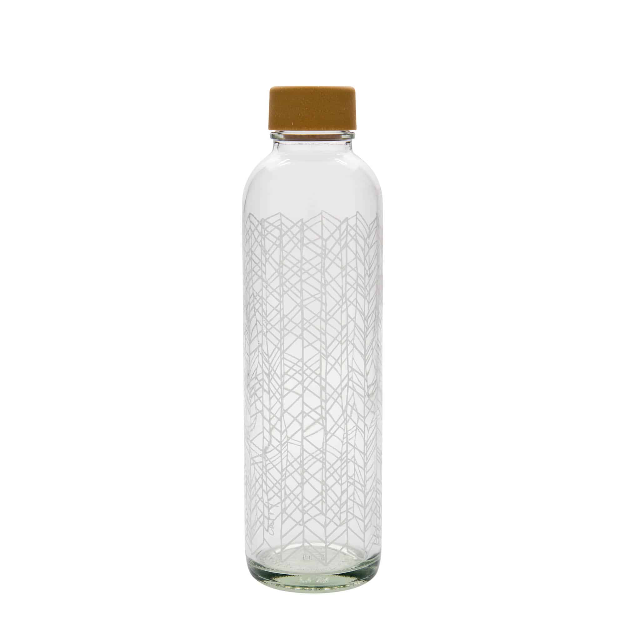 Botella de agua 'CARRY Bottle' de 700 ml, motivo: Structure of Life, boca: tapón de rosca