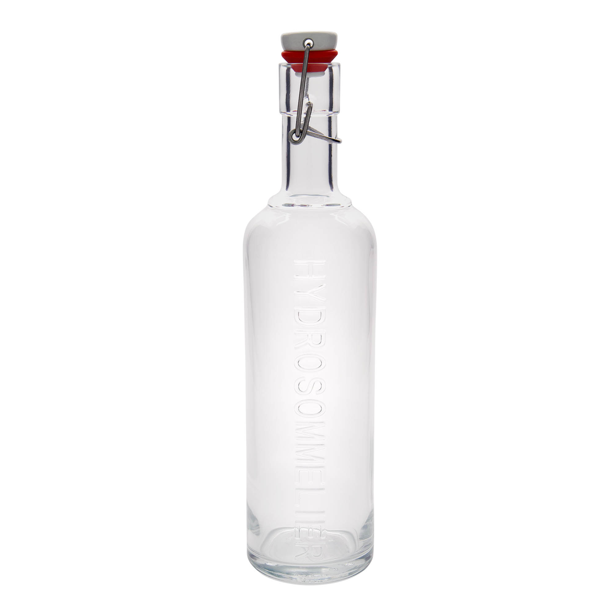 Botella de vidrio de 1.000 ml «Optima Hydrosommelier», boca: cierre de palanca